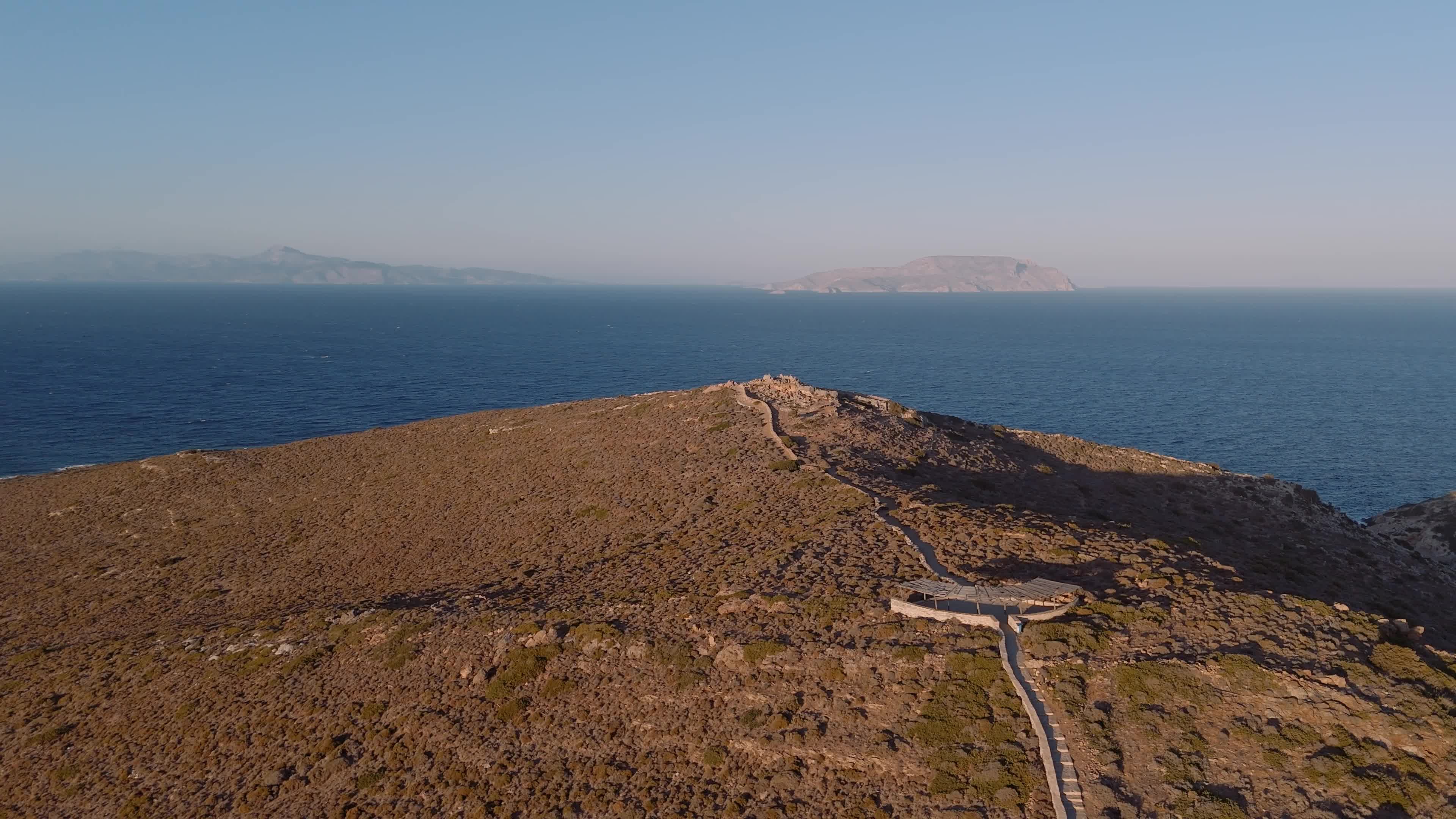 Aerial View of Tomb of Homer