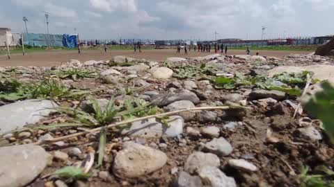 Drone View Of Baharka Camp