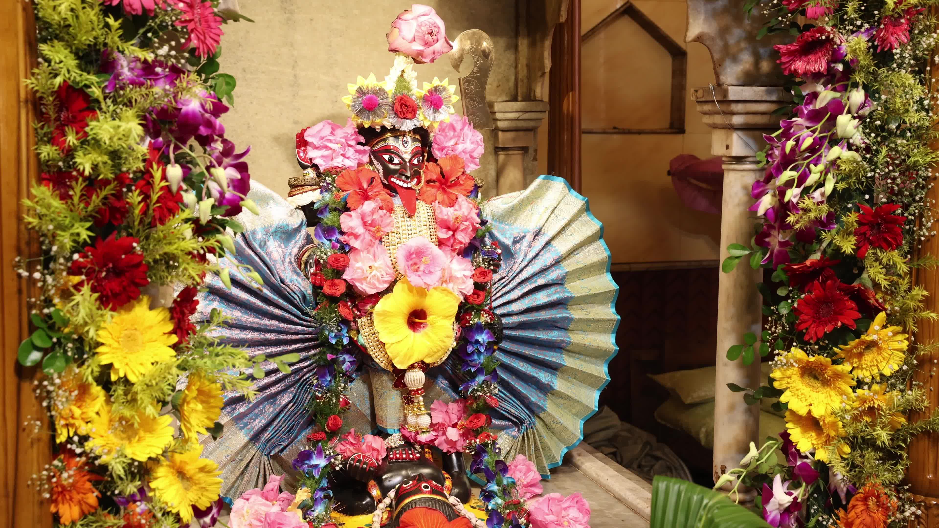 Kumari Puja On The Occasion Of Kali Puja Festival In Kolkata, India