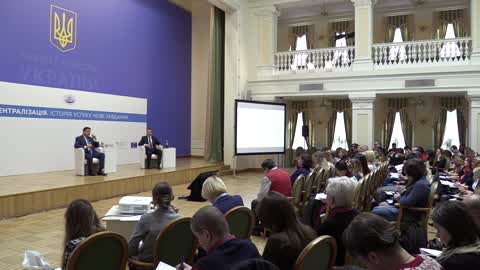 Press conference of Ukrainian Prime Minister Volodymyr Groysman in Kiev