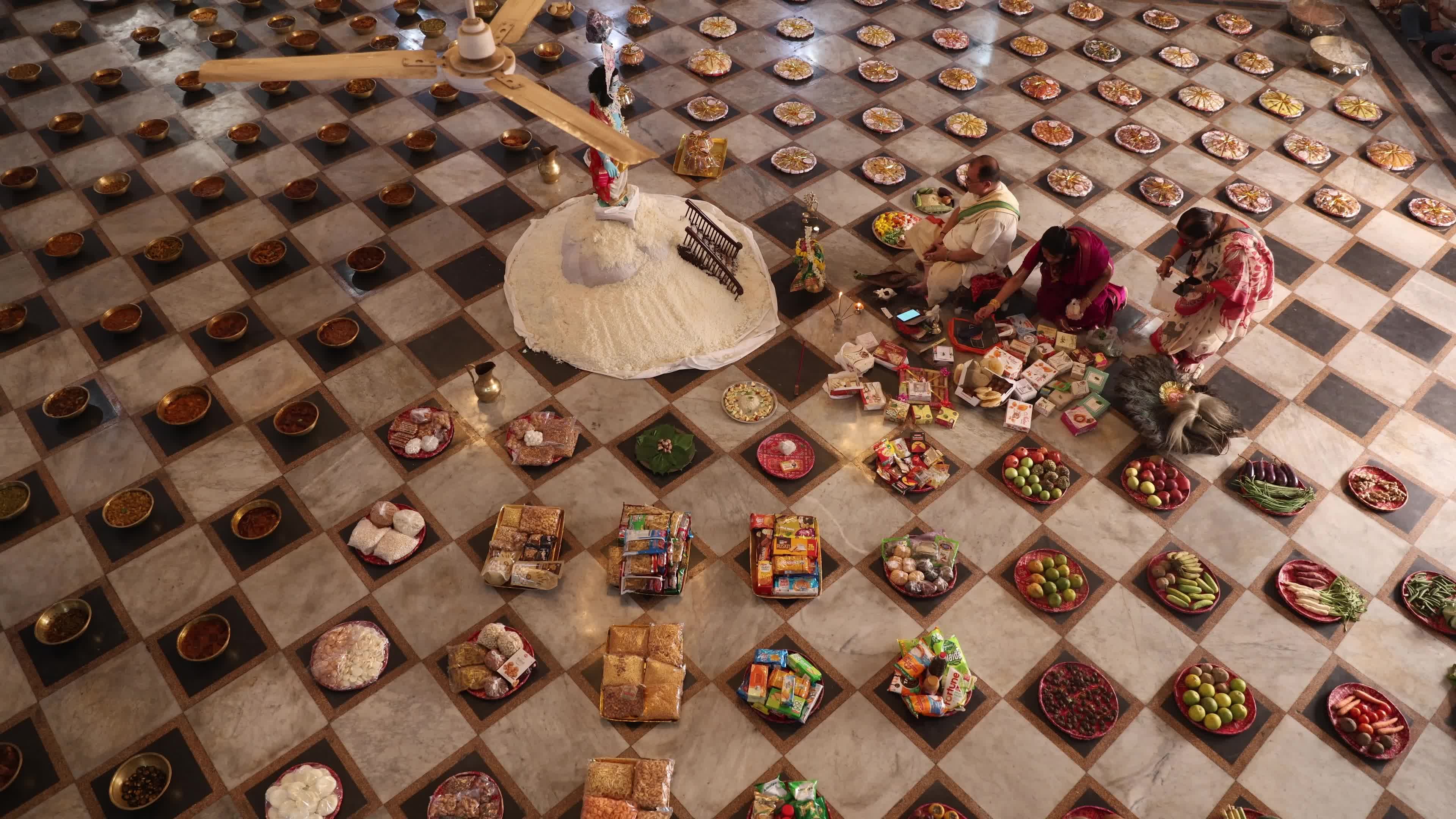  'Annakut' festival In Kolkata, India 
