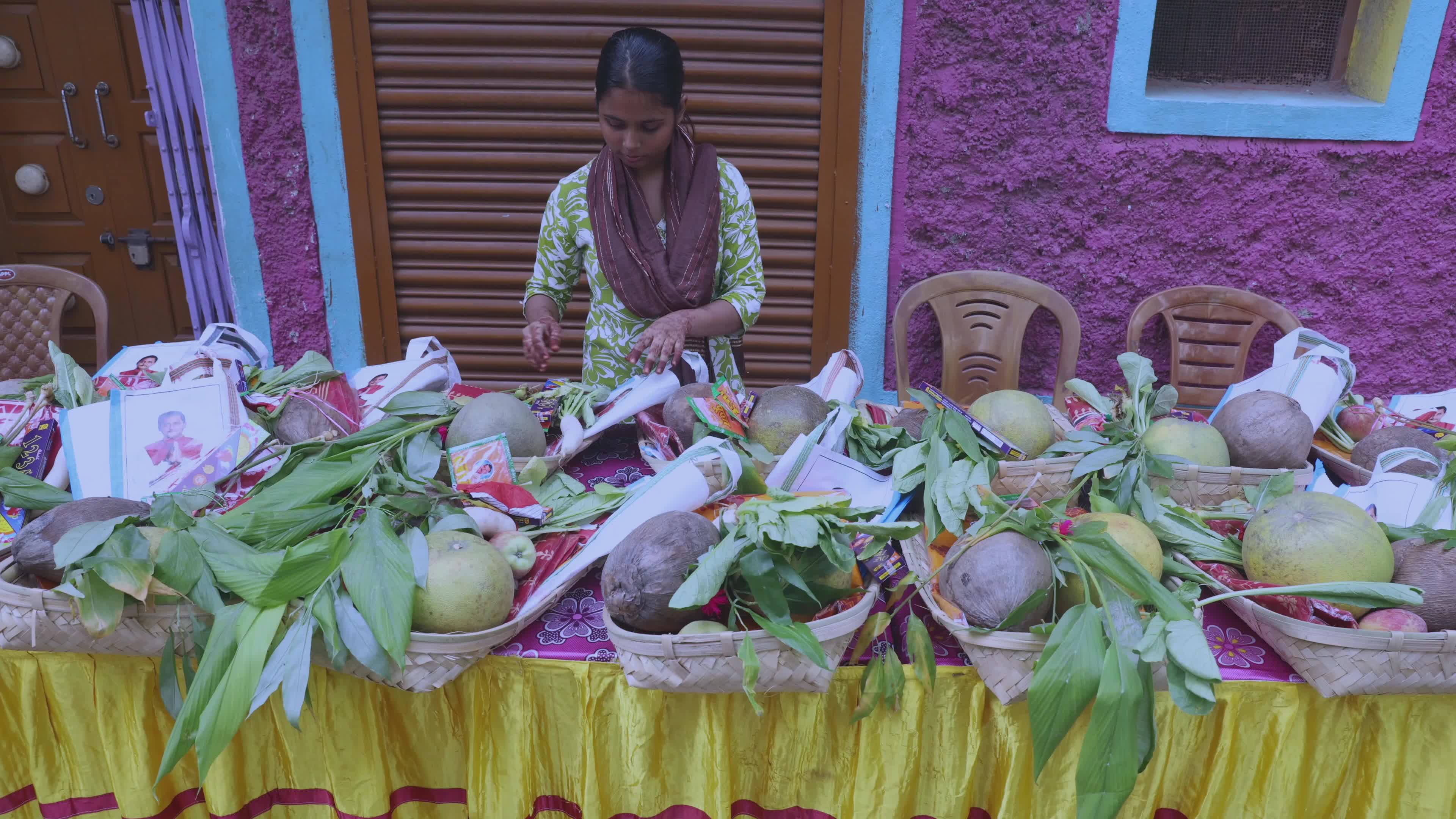 Chhath Puja Free Religious Material Distribution In Kolkata, India