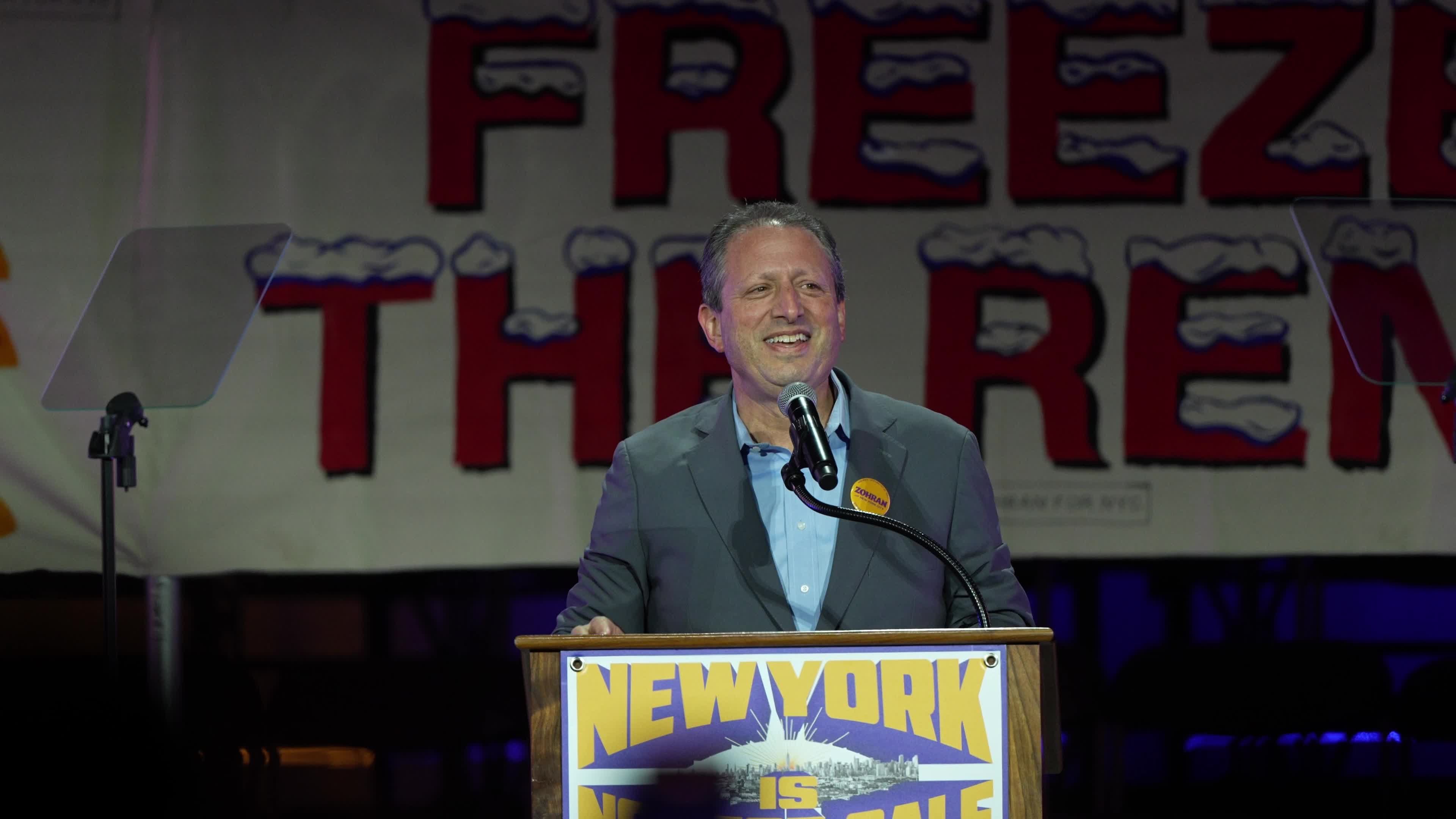 New York Mayoral Candidate Zohran Mamdani Election Rally