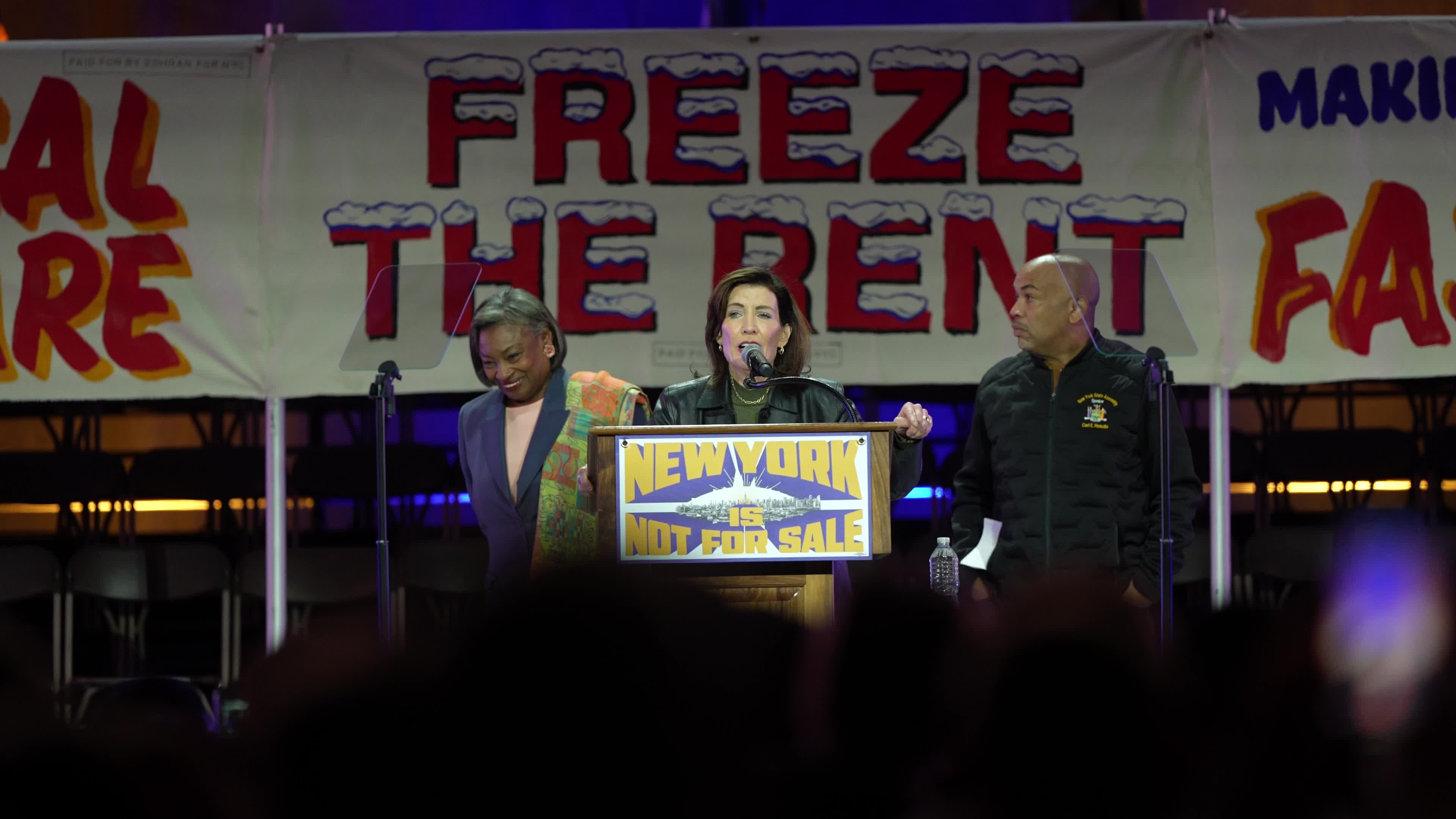 New York Mayoral Candidate Zohran Mamdani Election Rally