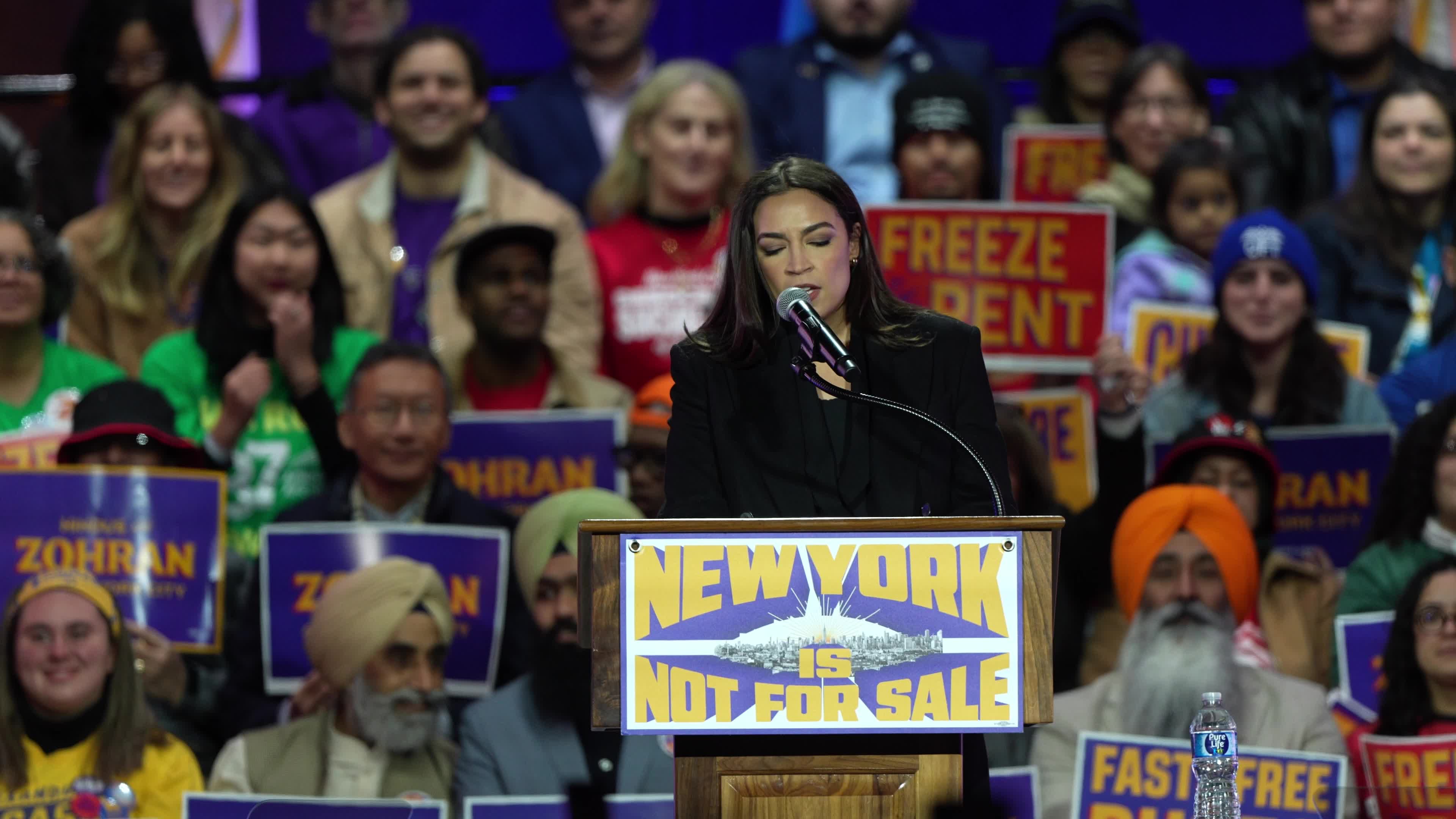 New York Mayoral Candidate Zohran Mamdani Election Rally