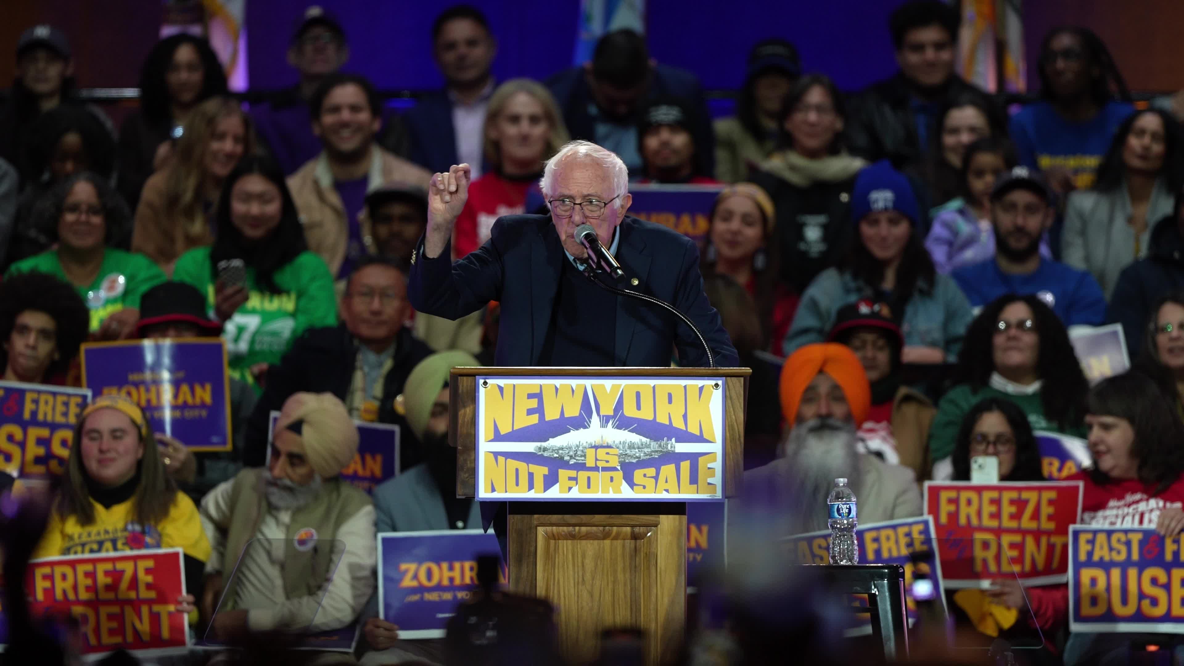 New York Mayoral Candidate Zohran Mamdani Election Rally