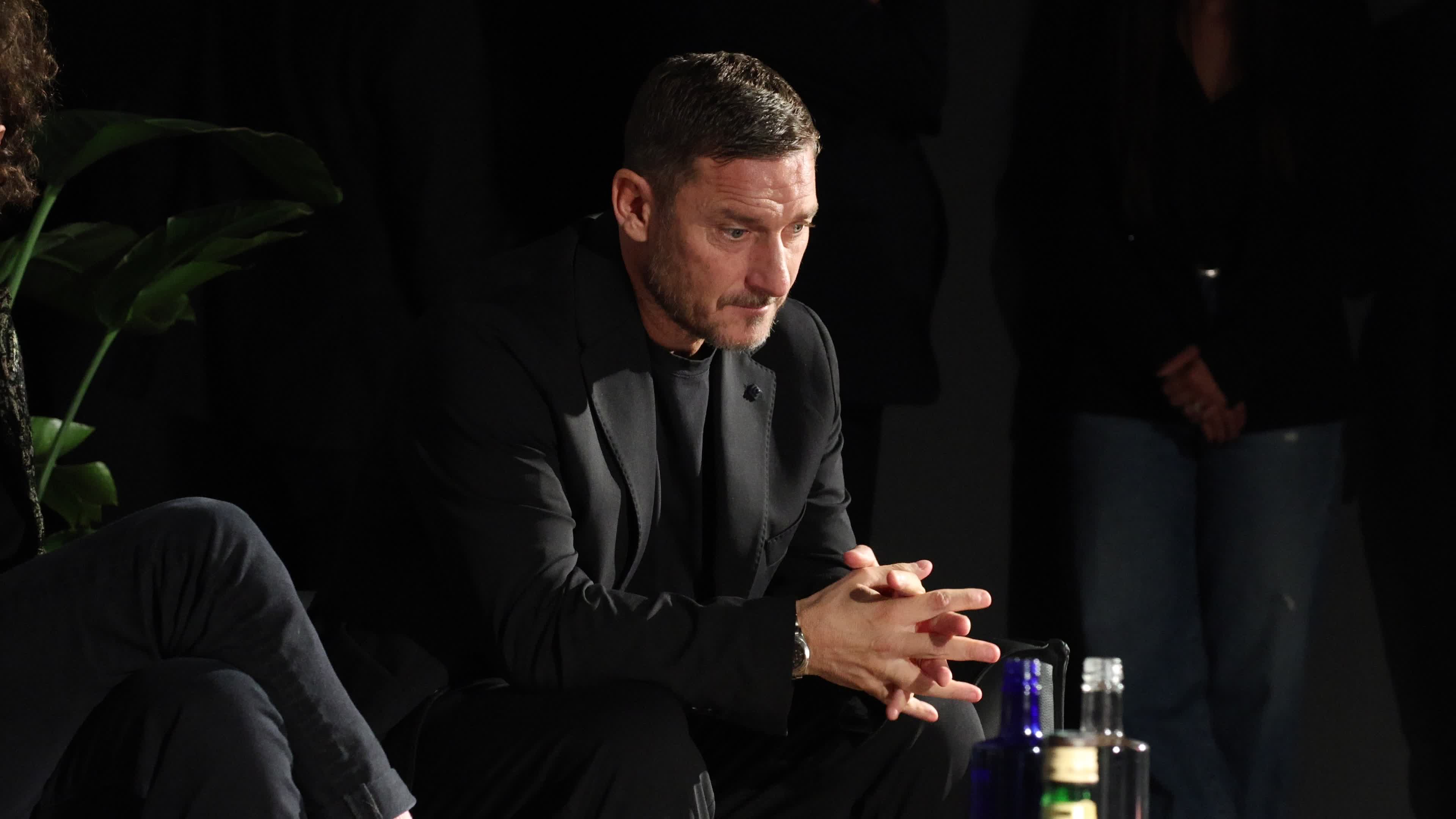 The press conference to present the new Amaro Montenegro commercial spot starring the two icons of Italian football Francesco Totti and Luciano Spalletti in Milan
