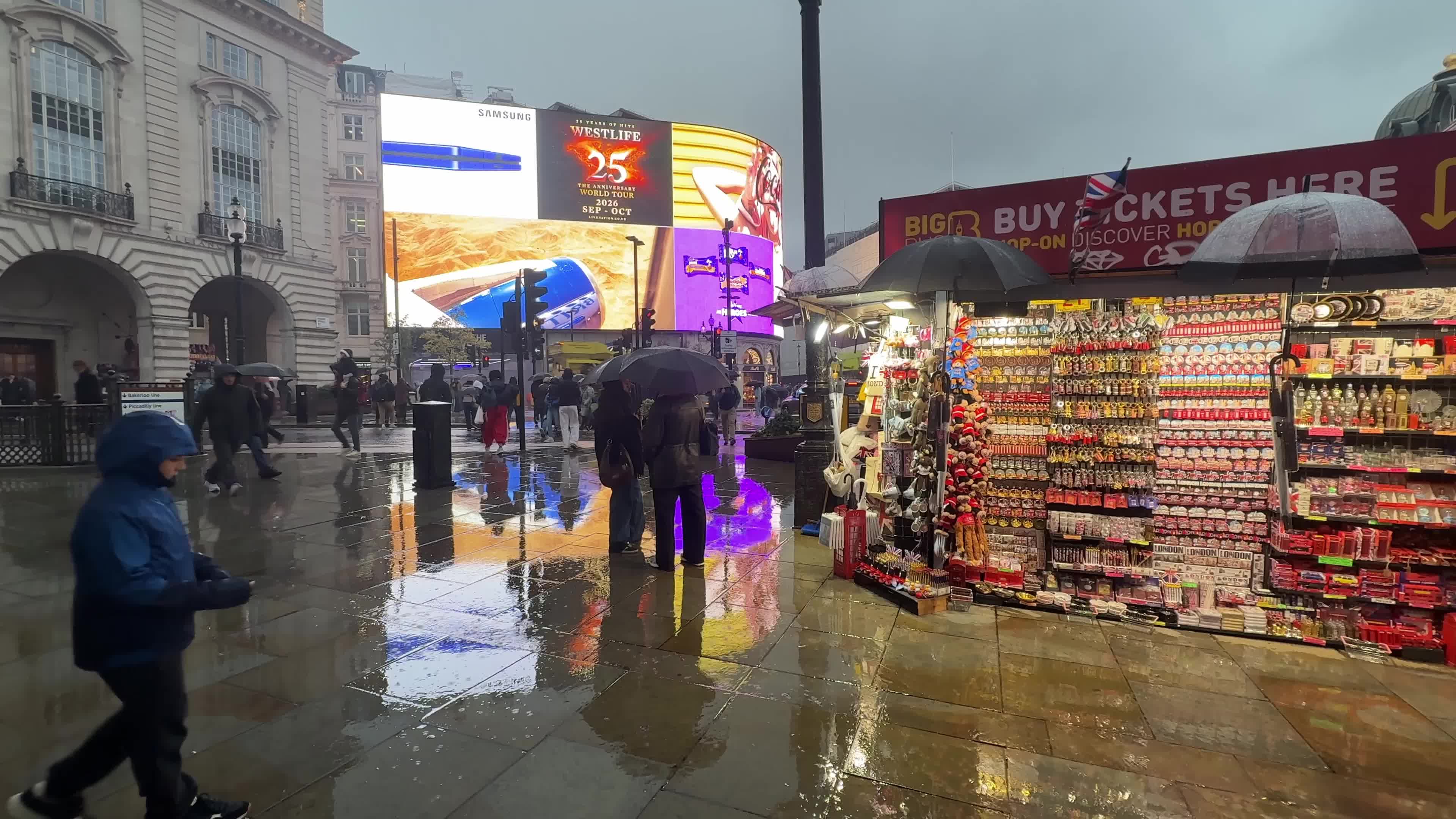 Rain In Piccadilly Circus