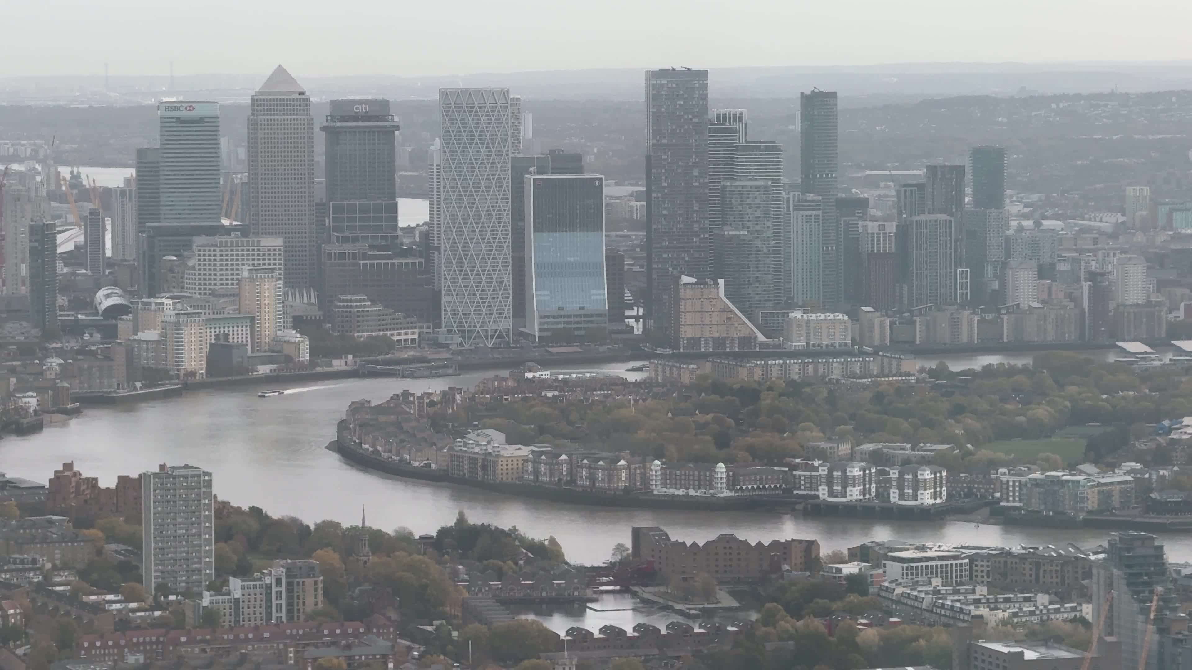 Aerial View of London