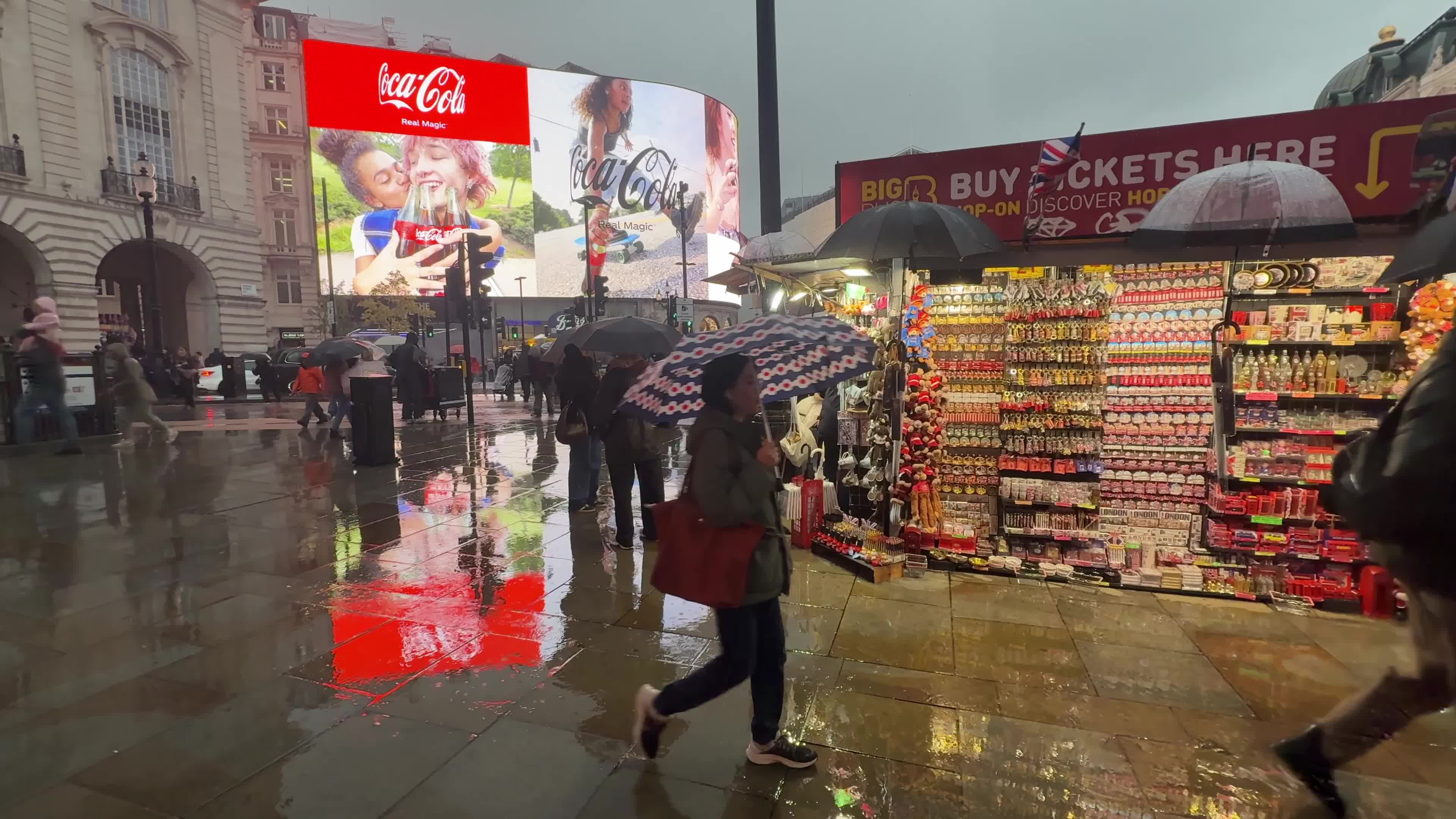 Rain In Piccadilly Circus