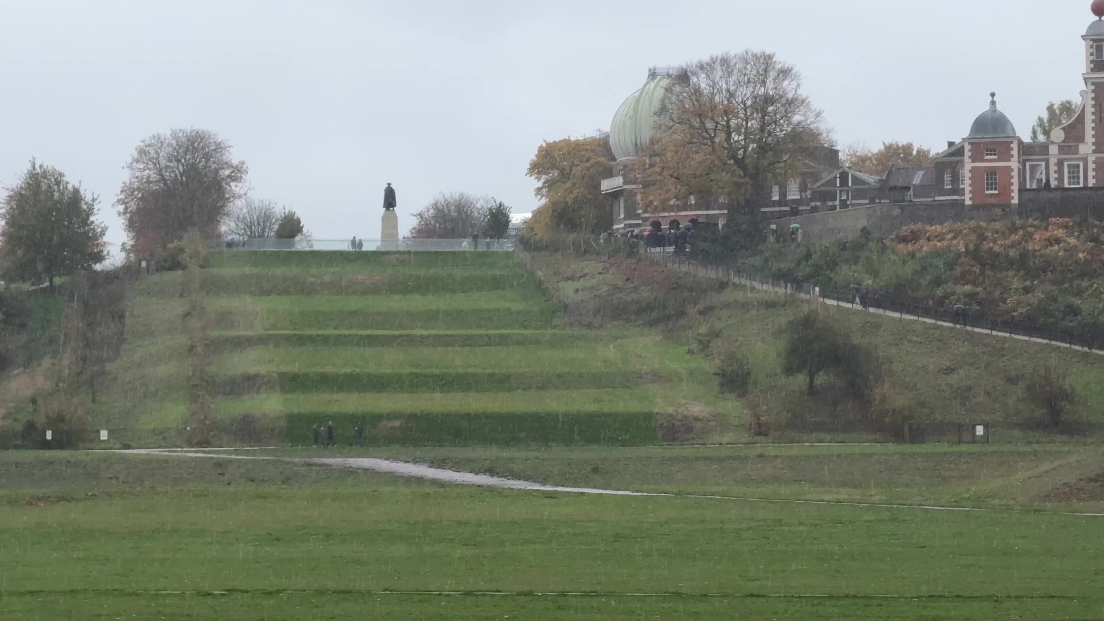 Greenwich Observatory in the Rain