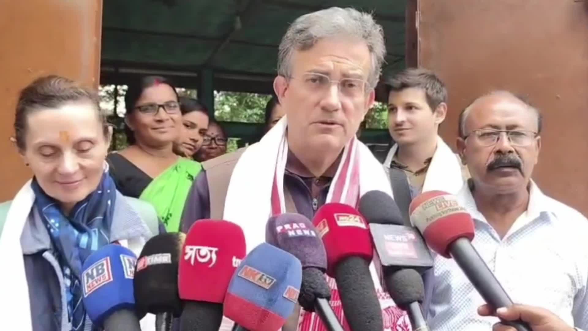 Thierry Mathou, Ambassador of France to India visit Assam