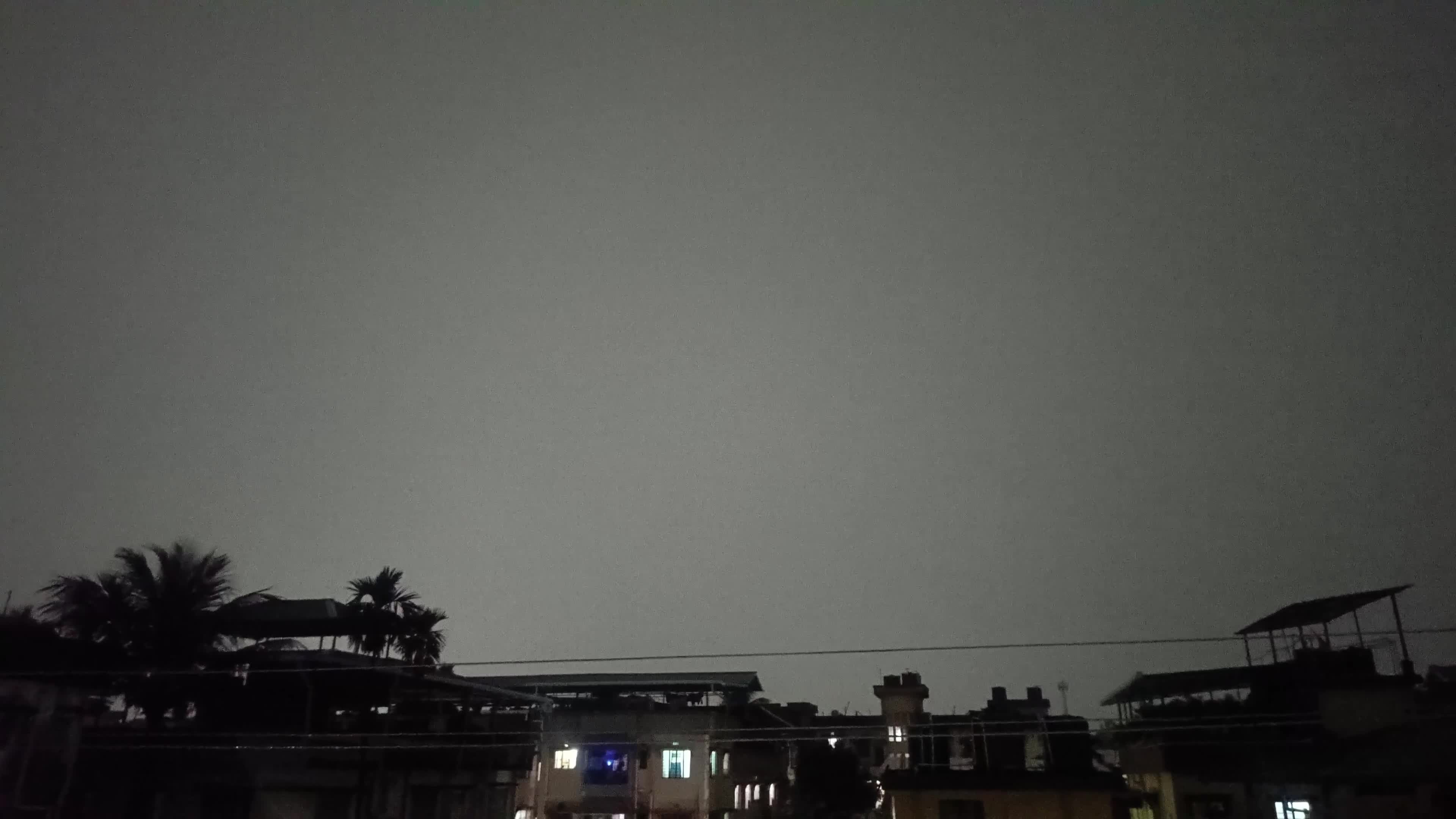Dark Rain Clouds In Siliguri, India