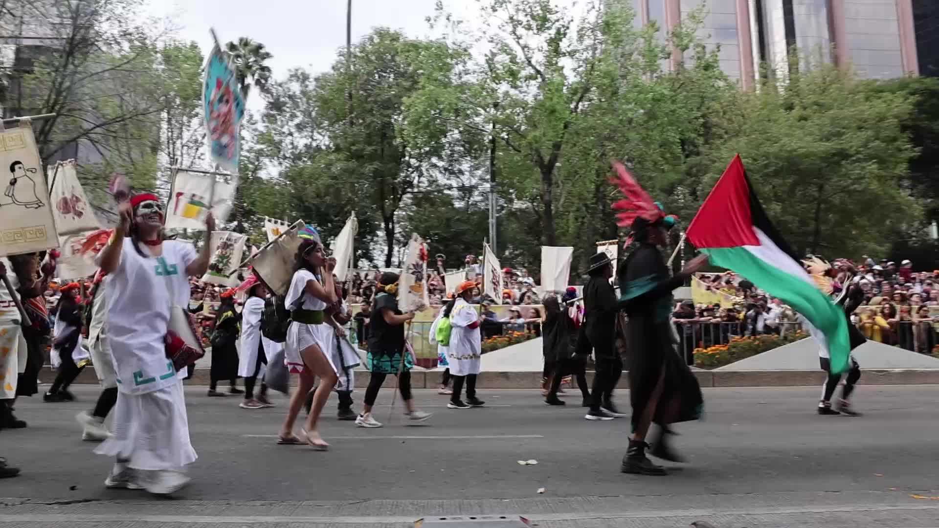 Day Of The Dead Parade In Mexico City 