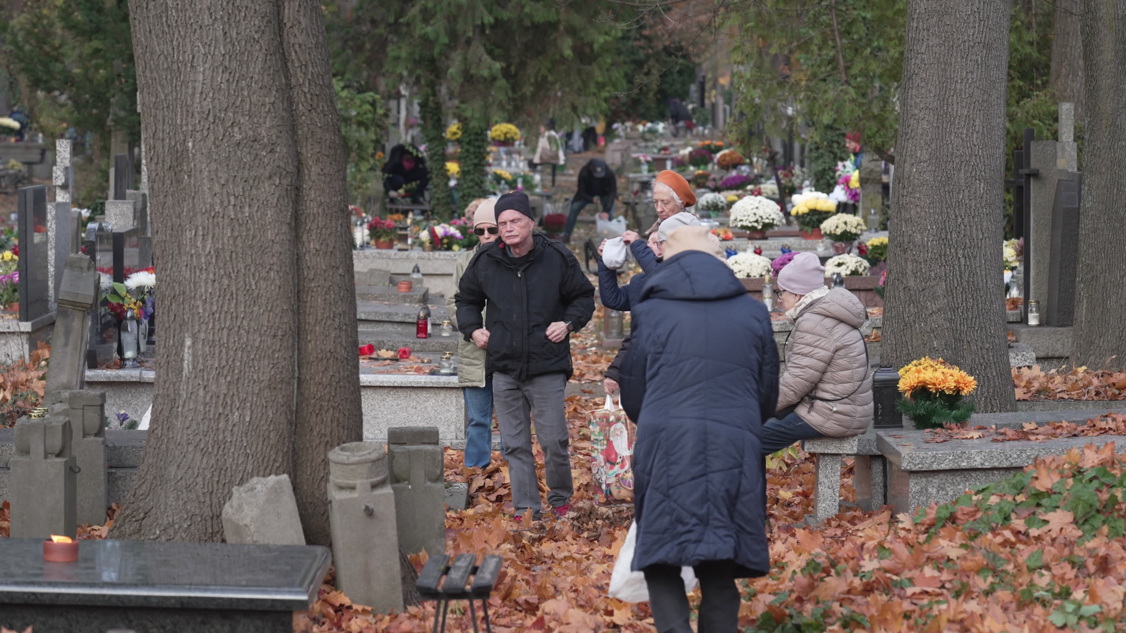 Thousands visit Brodno Cemetery in Warsaw on All Saints