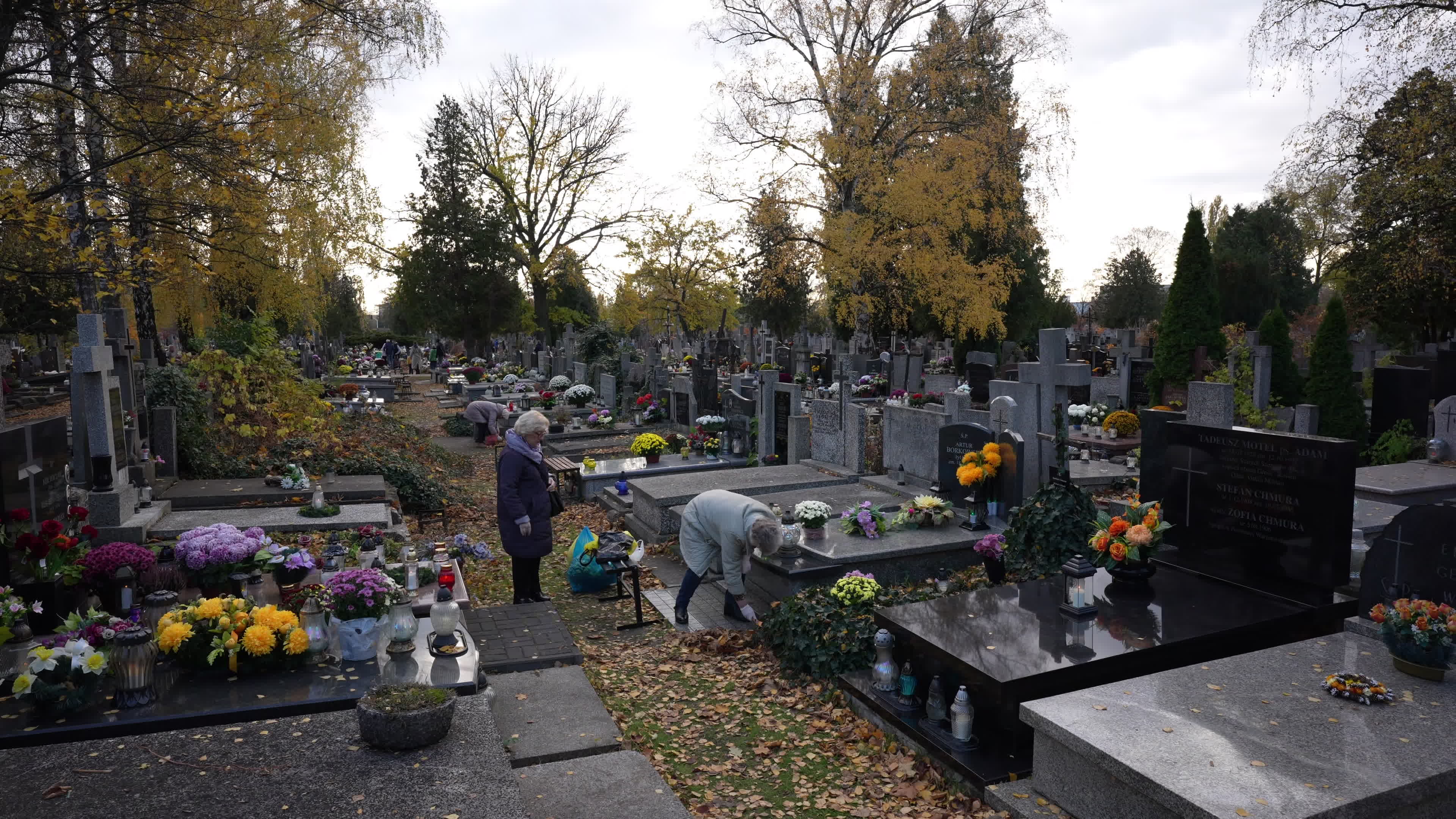 Thousands visit Brodno Cemetery in Warsaw on All Saints