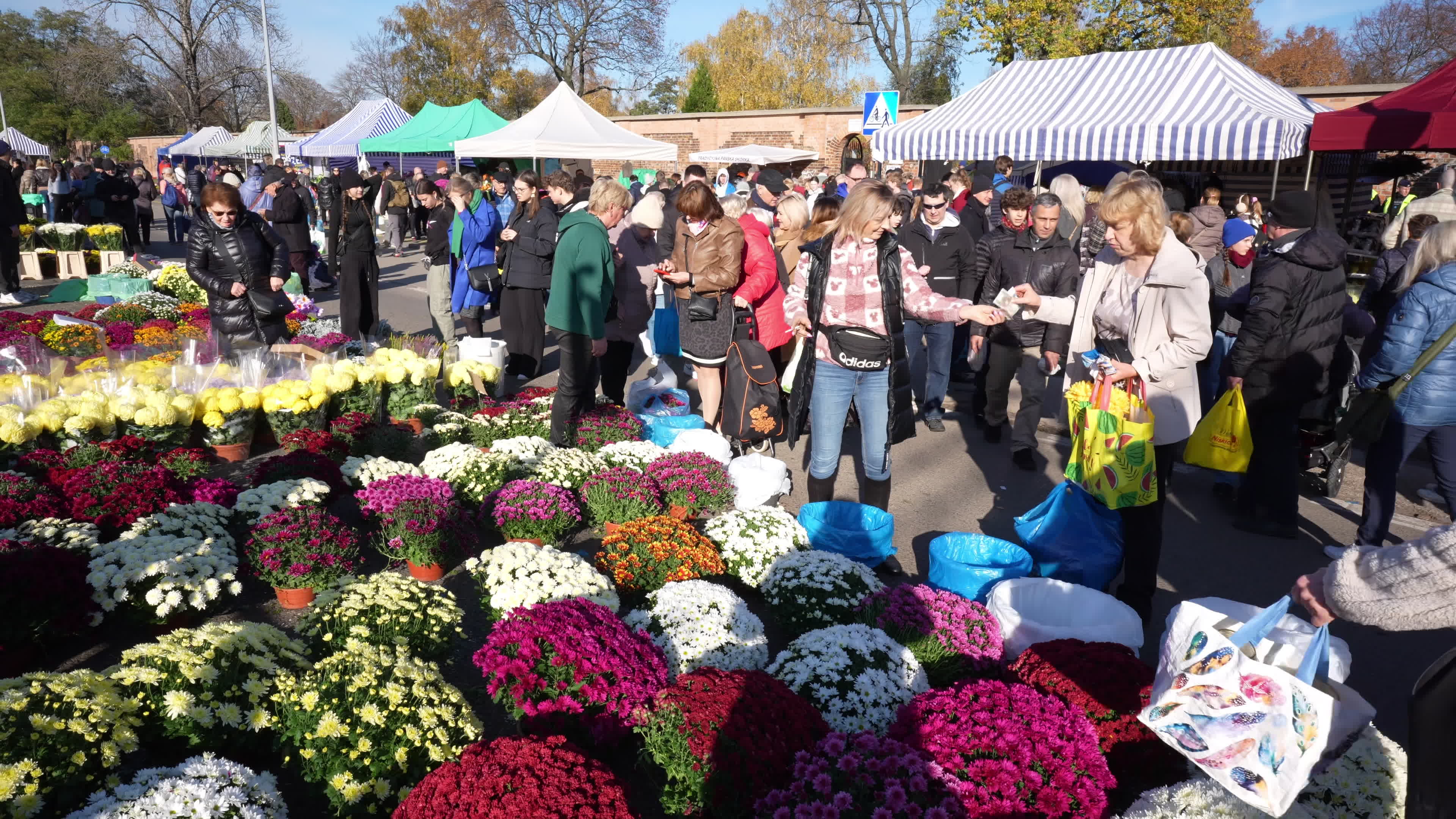 Thousands visit Brodno Cemetery in Warsaw on All Saints