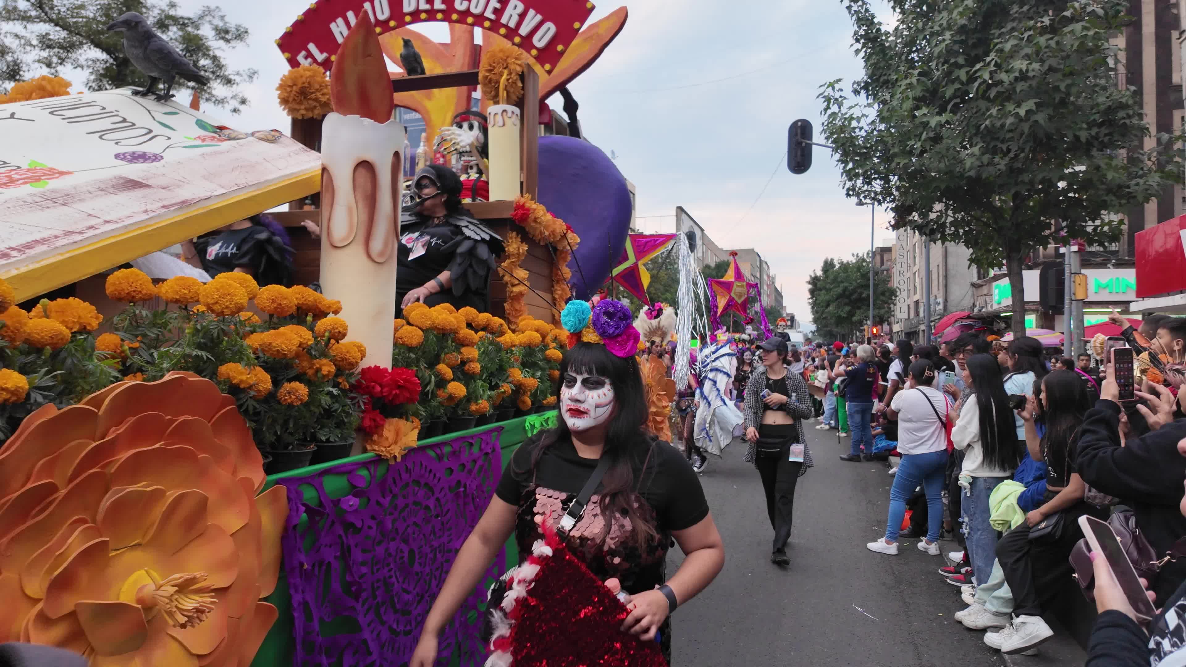 Day of the Dead Parade in Mexico City
