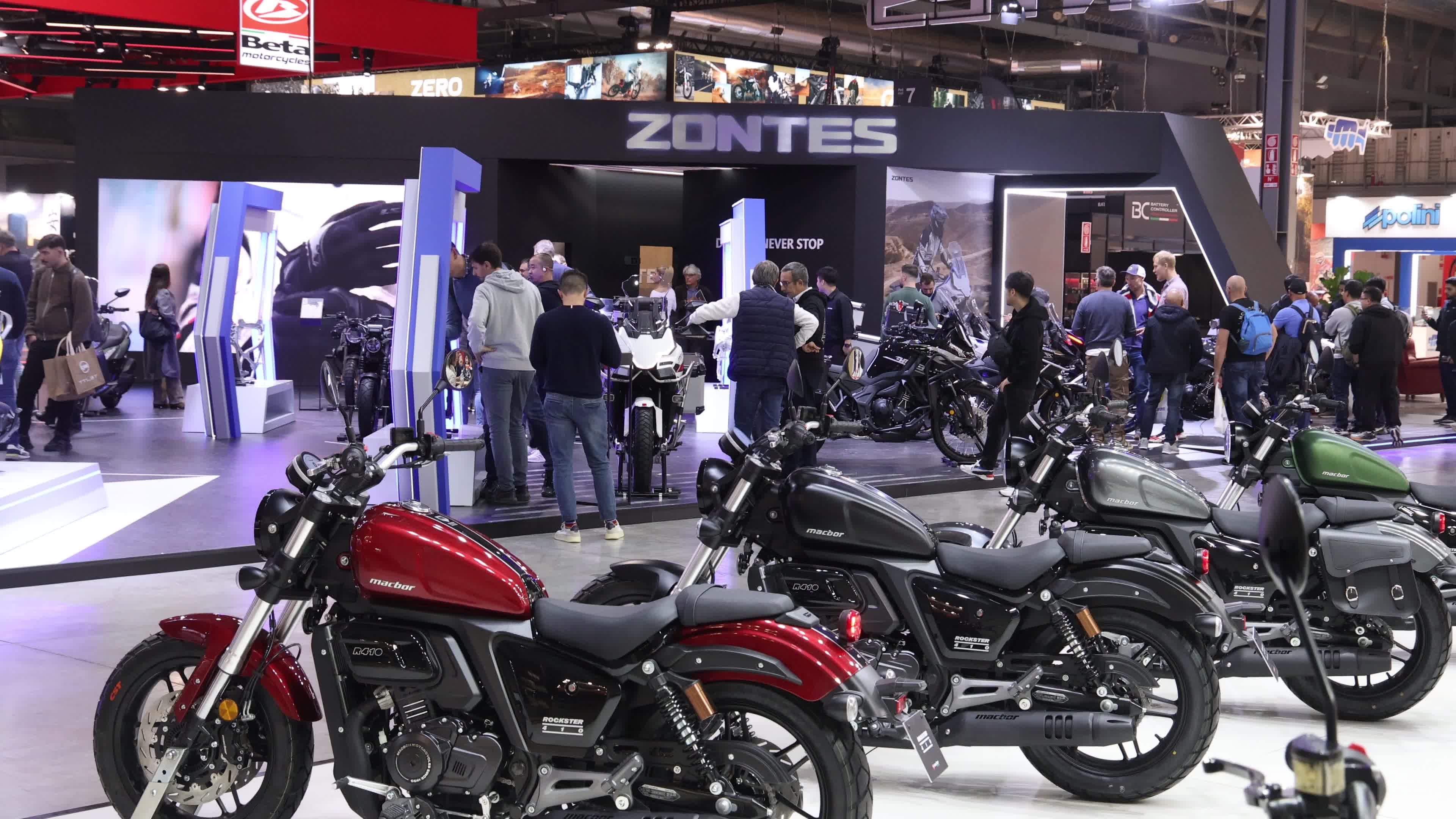 The press day of the 82nd edition of EICMA Milan Motorcycle Show at Rho Fiera Milano In Milan