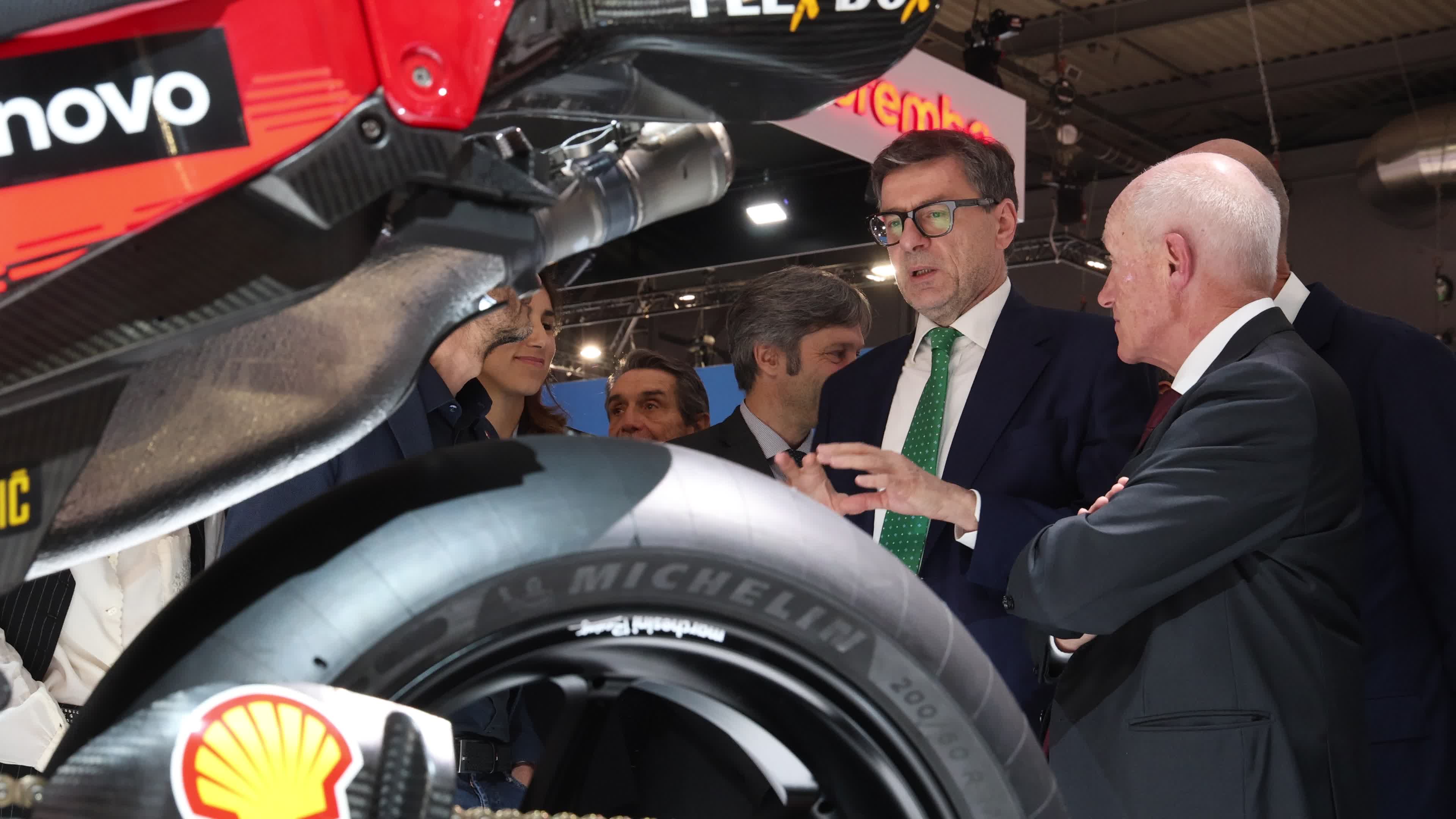  The inauguration ceremony of the 82nd edition of EICMA Milan Motorcycle Show at Rho Fiera Milano In Milan