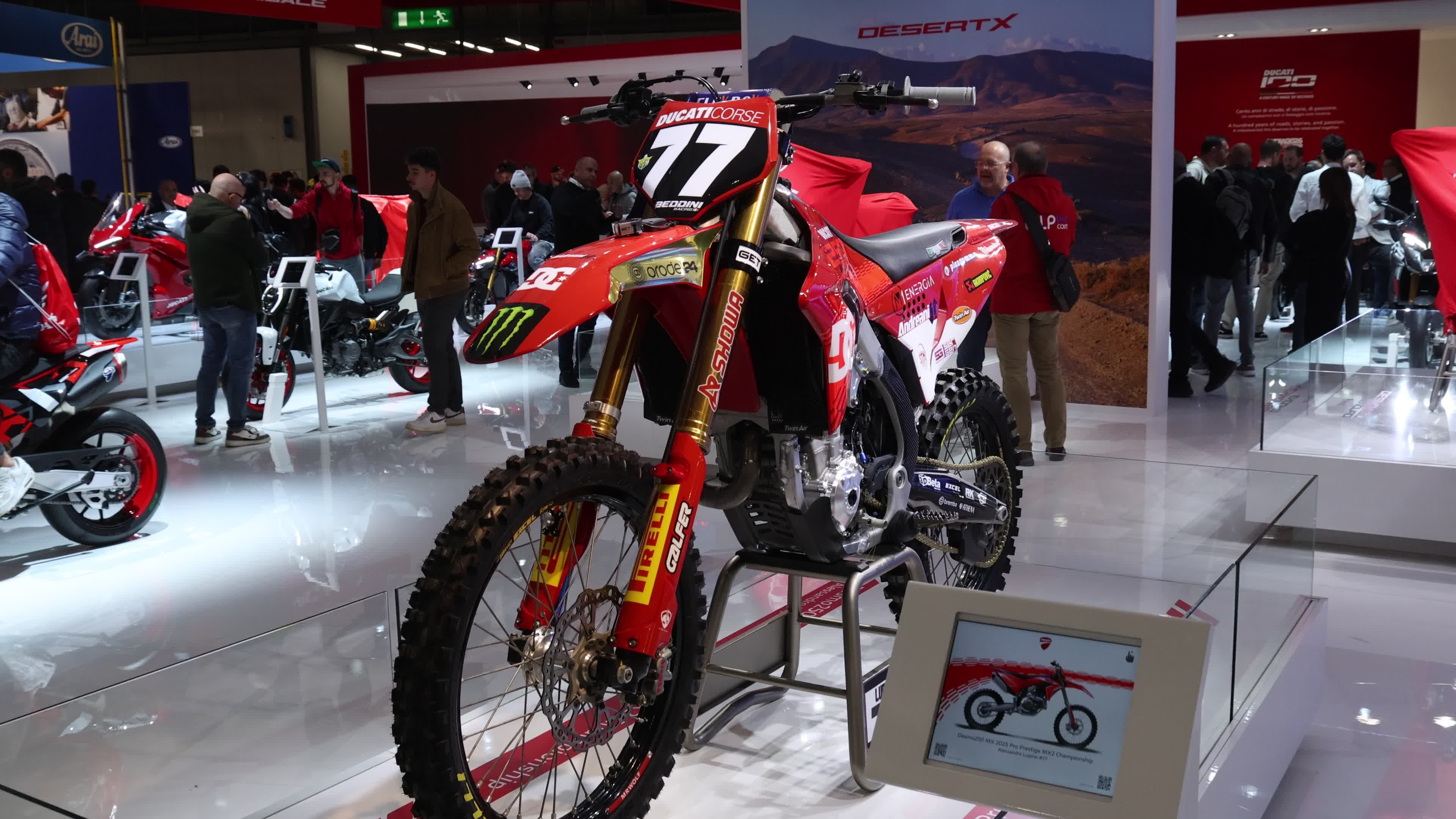 The press day of the 82nd edition of EICMA Milan Motorcycle Show at Rho Fiera Milano In Milan