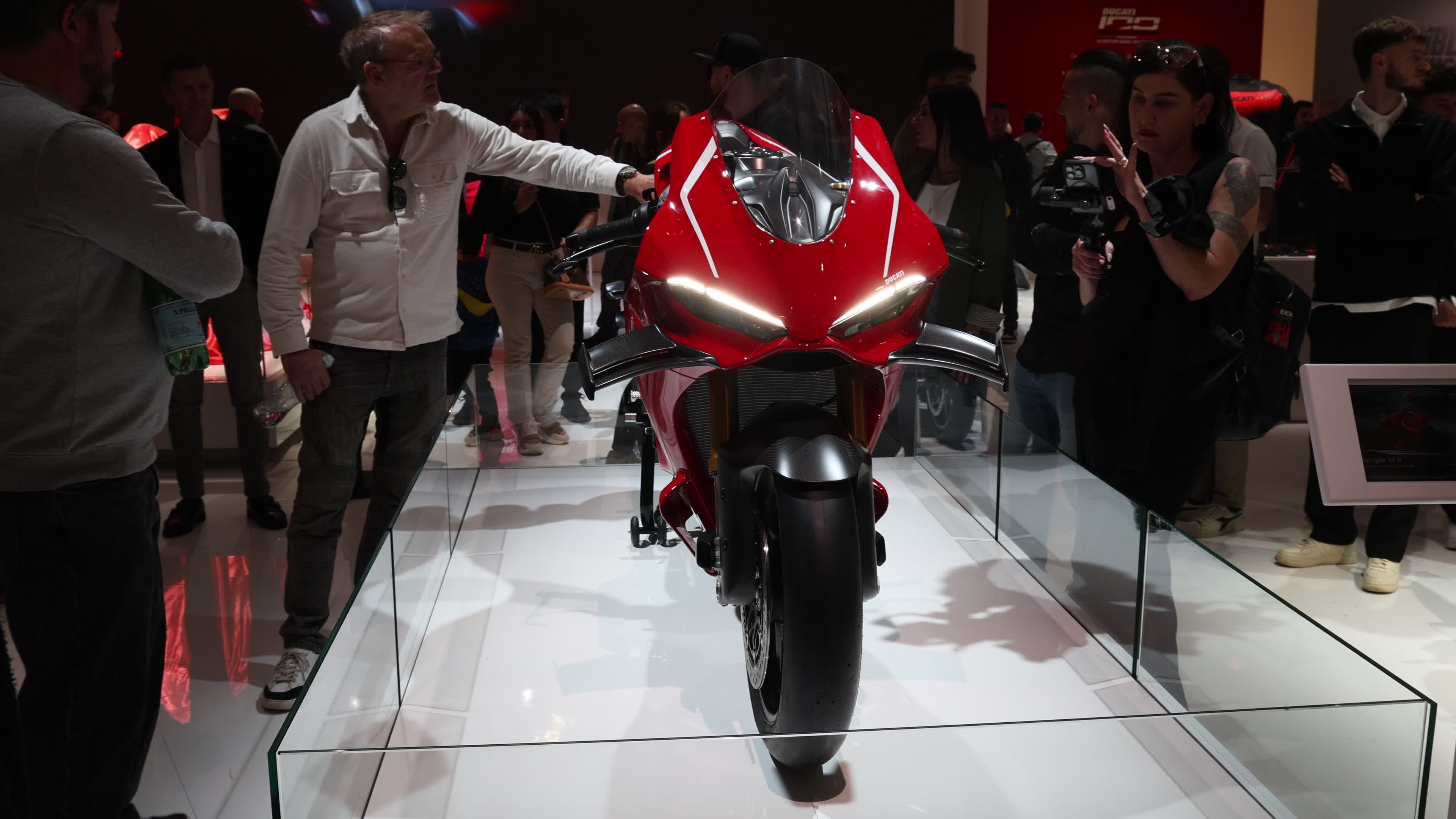 The press day of the 82nd edition of EICMA Milan Motorcycle Show at Rho Fiera Milano In Milan