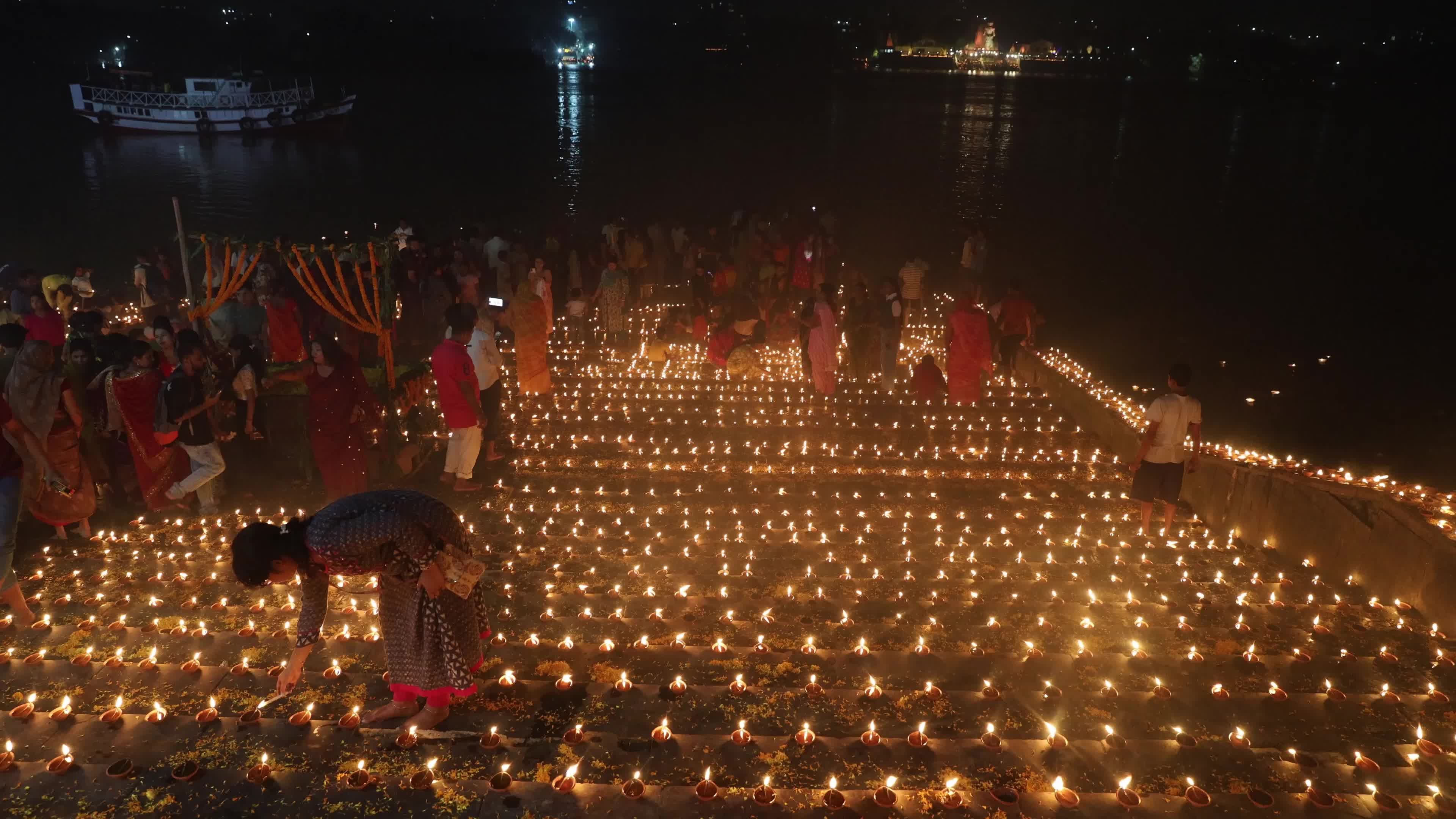 Dev Deepawali Celebration In India, Kolkata