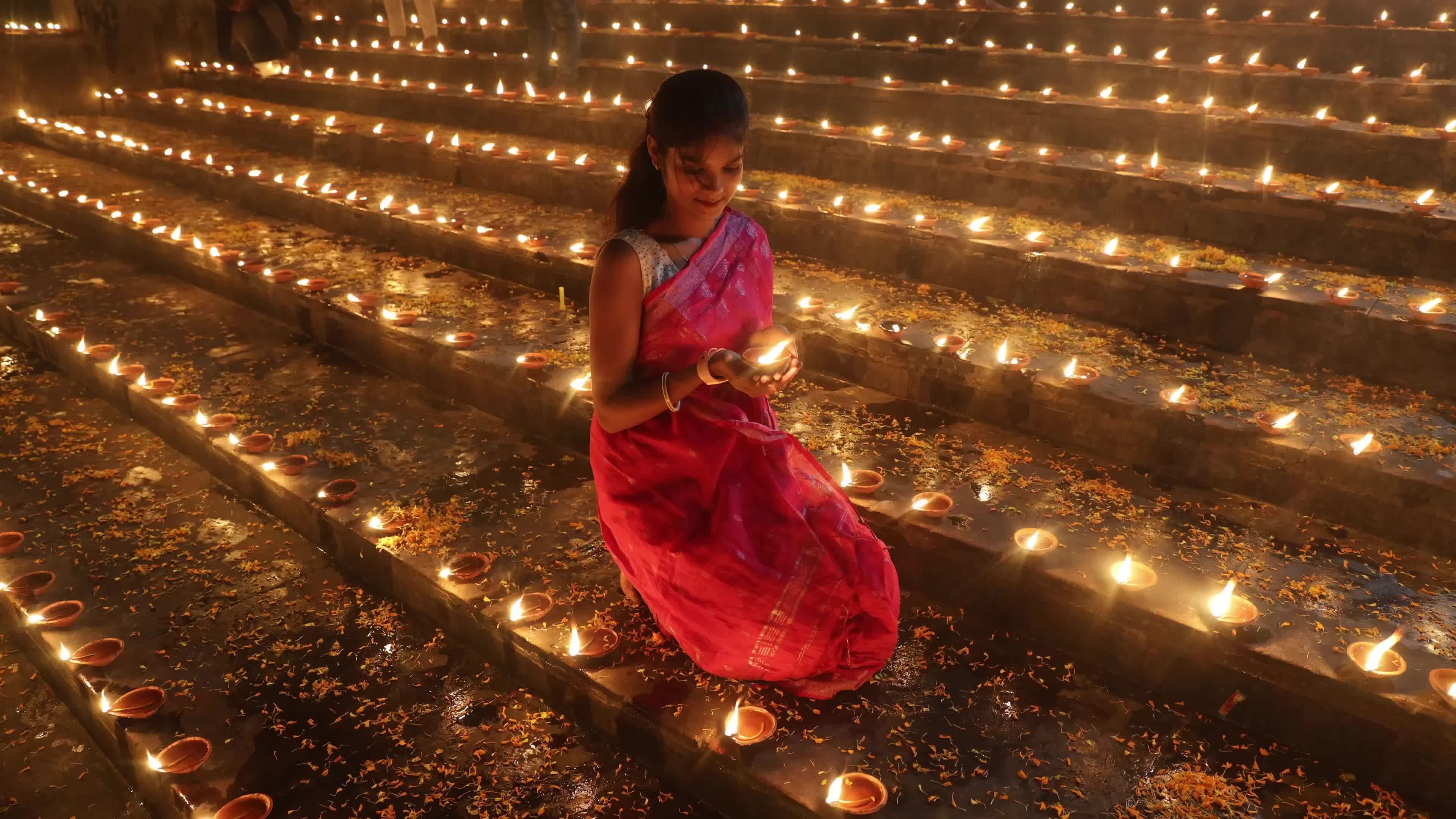Dev Deepawali Celebration In India, Kolkata