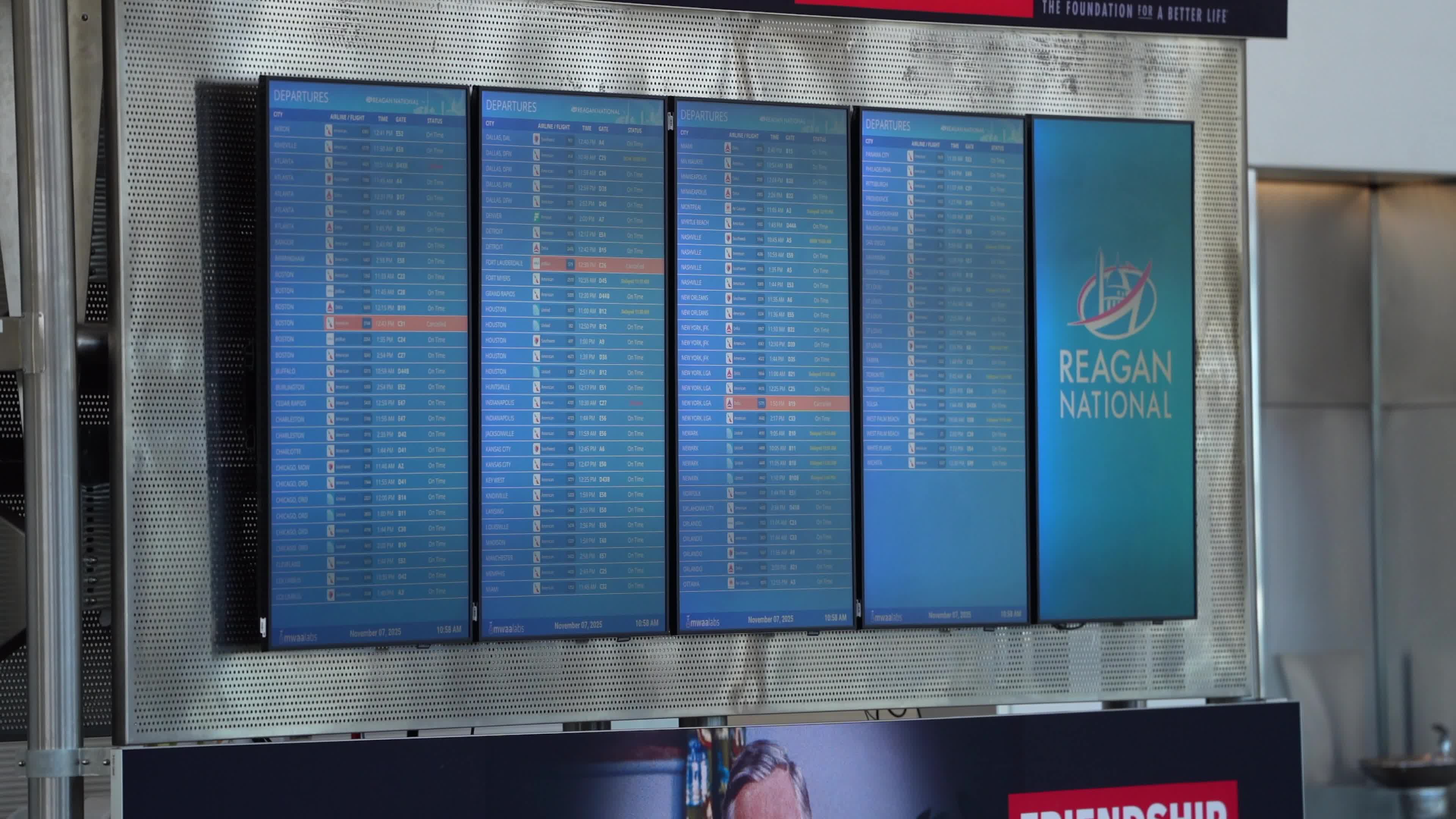 FAA slashes air traffic by 10% across 40 high-volume markets as government shutdown continues