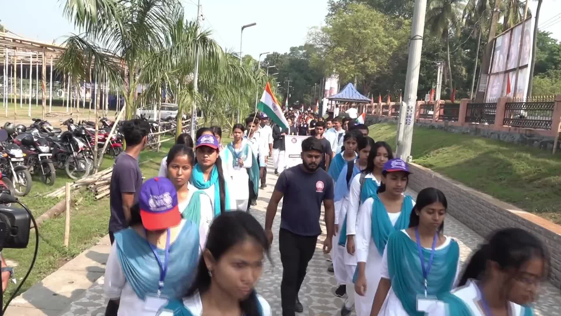 Unity March 150th Birth Anniversary of Sardar Vallabh Bhai Patel in India 