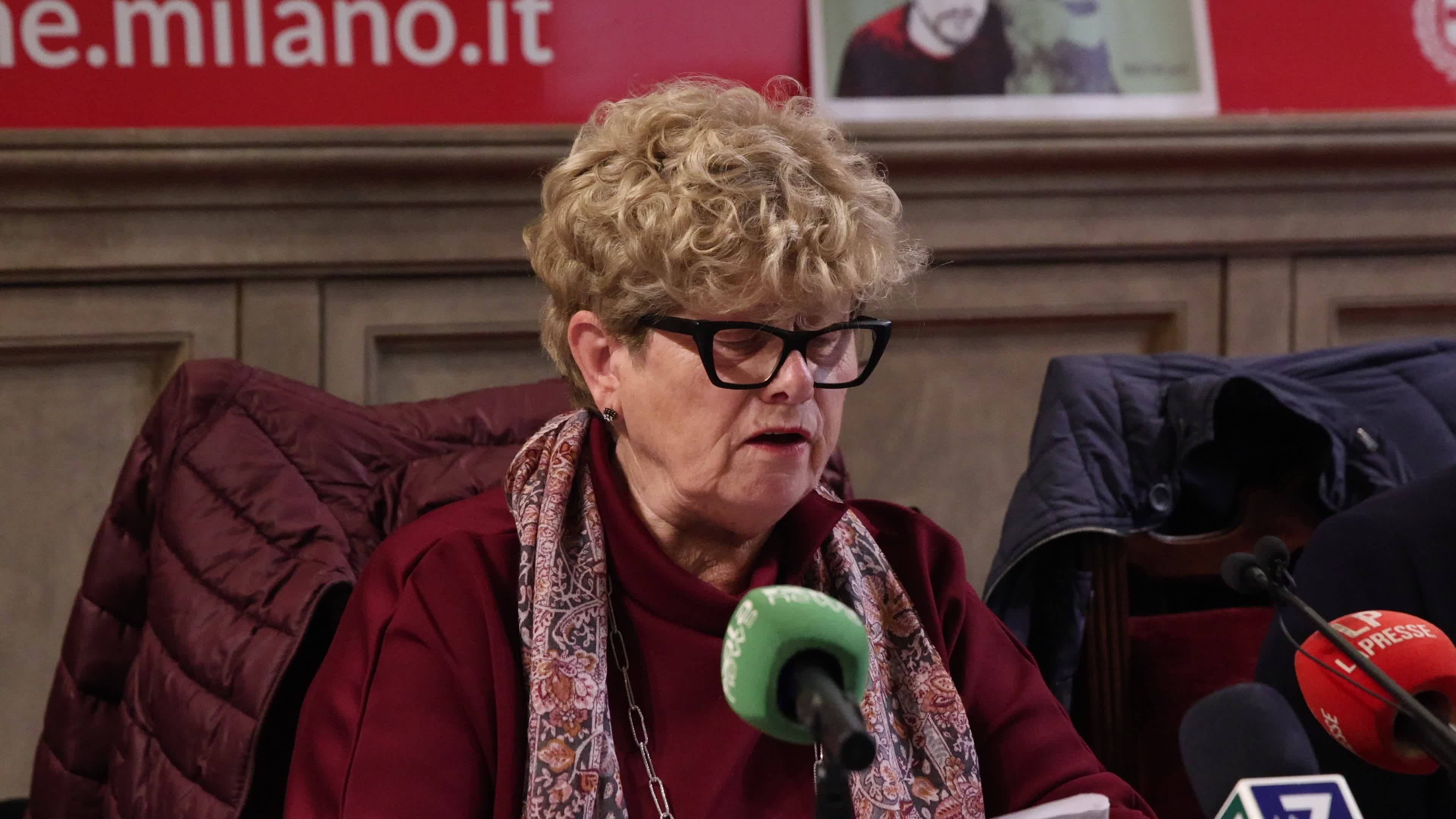 The press conference to demand the release of Alberto Trentini, an Italian aid worker detained for a year without charges in a Venezuelan prison in Milan