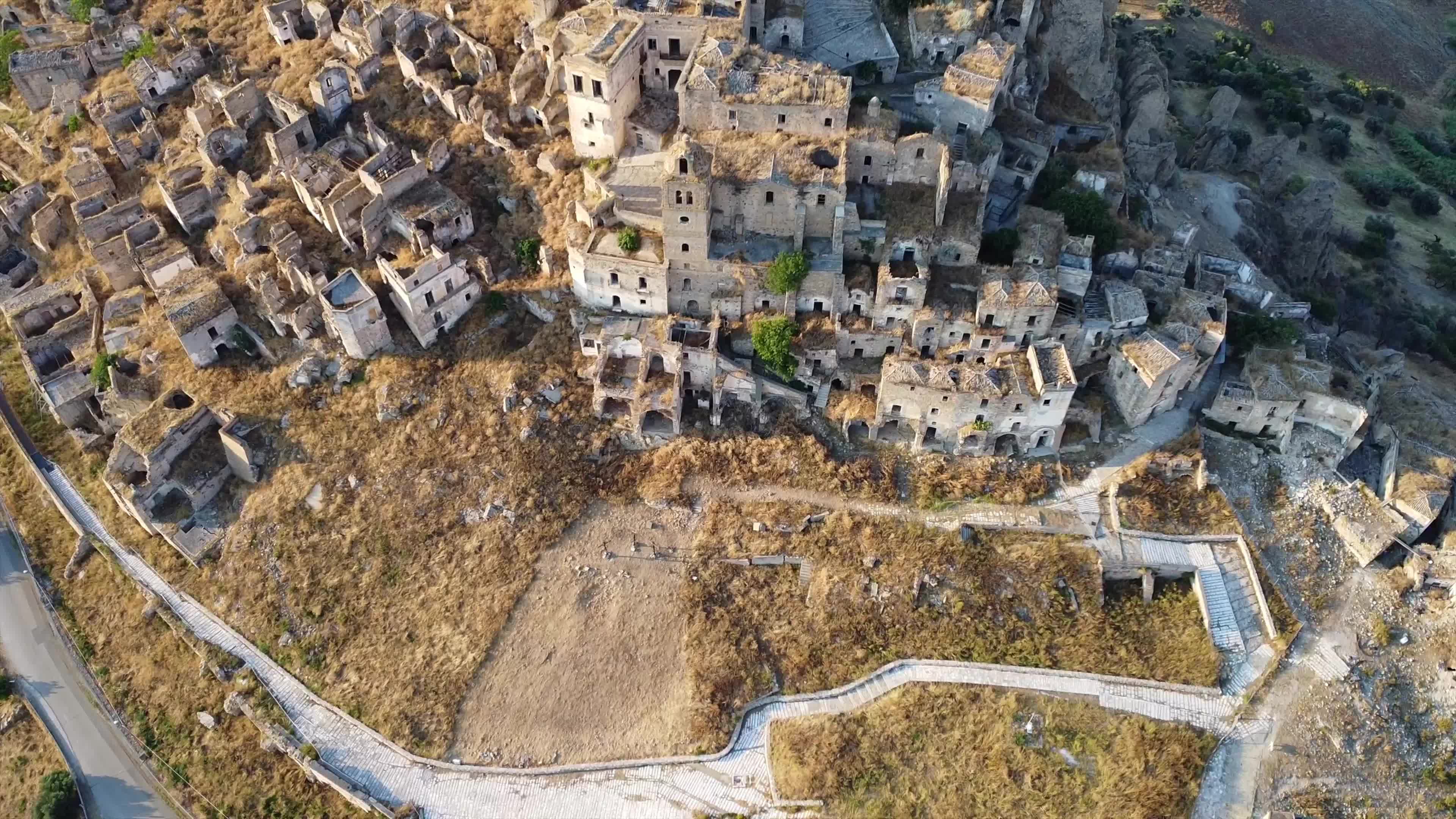  Craco Ghost Town Overlooking the Basilicata Landscape 