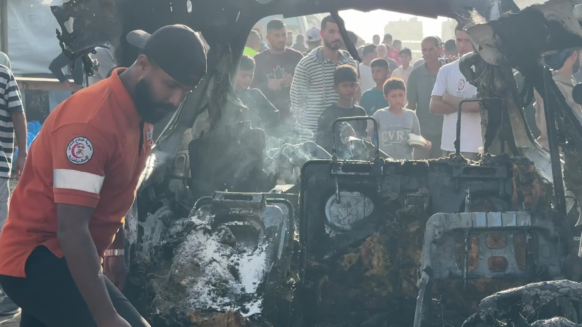 Aftermath Of Israeli Airstrike in Gaza