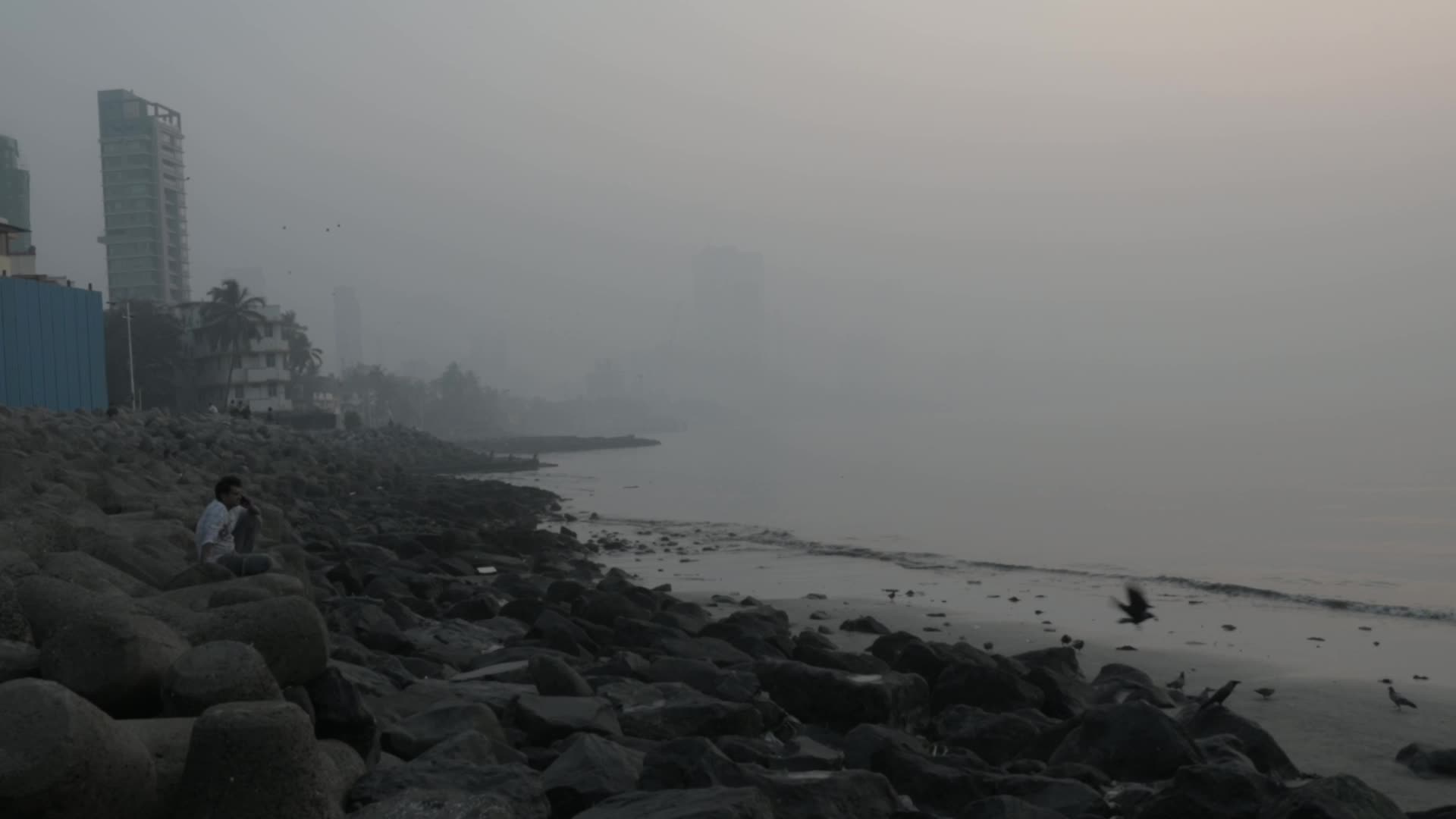 Smog Engulfs The City Of Mumbai 