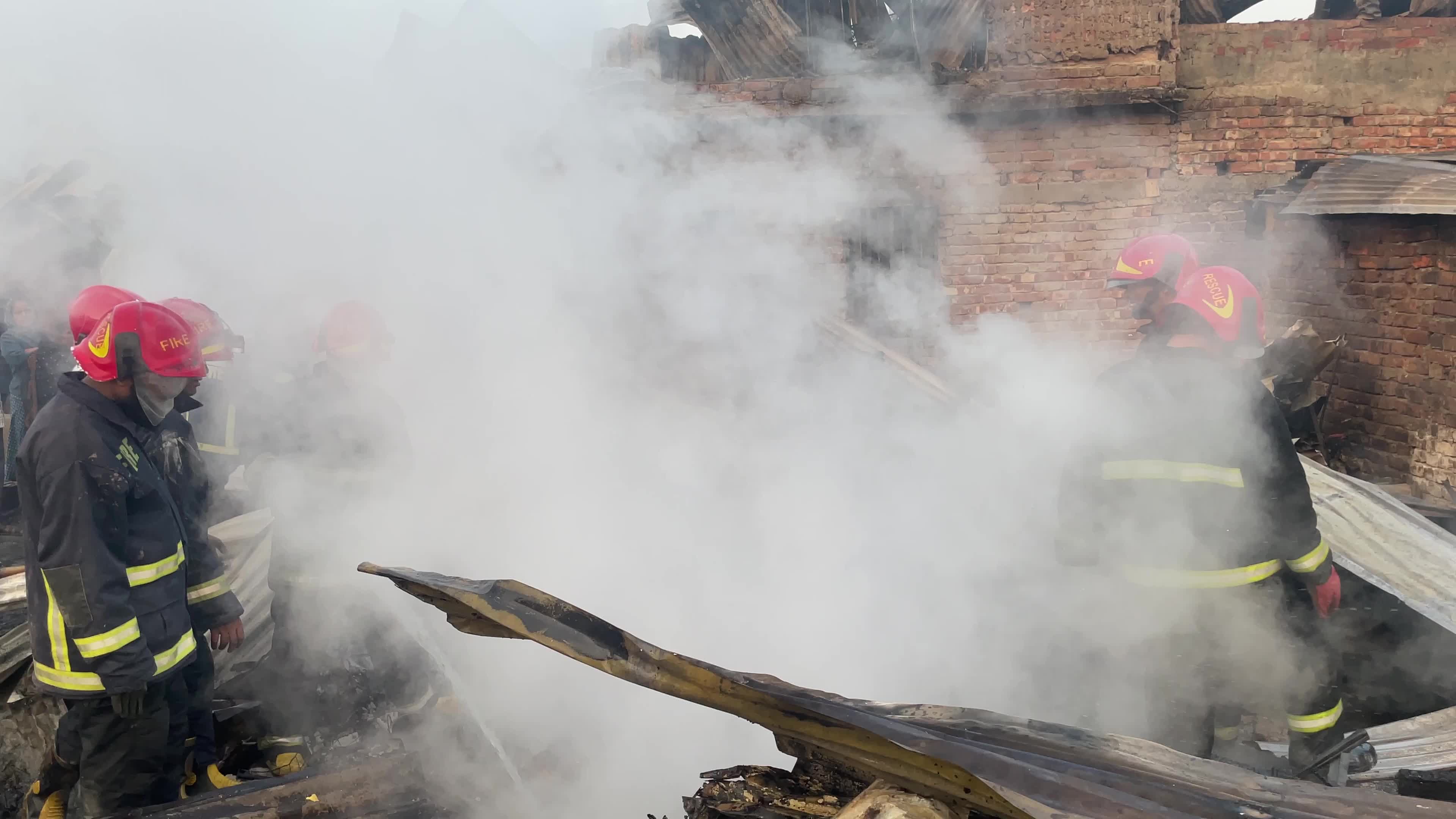 Fire At Korail Slum In Dhaka