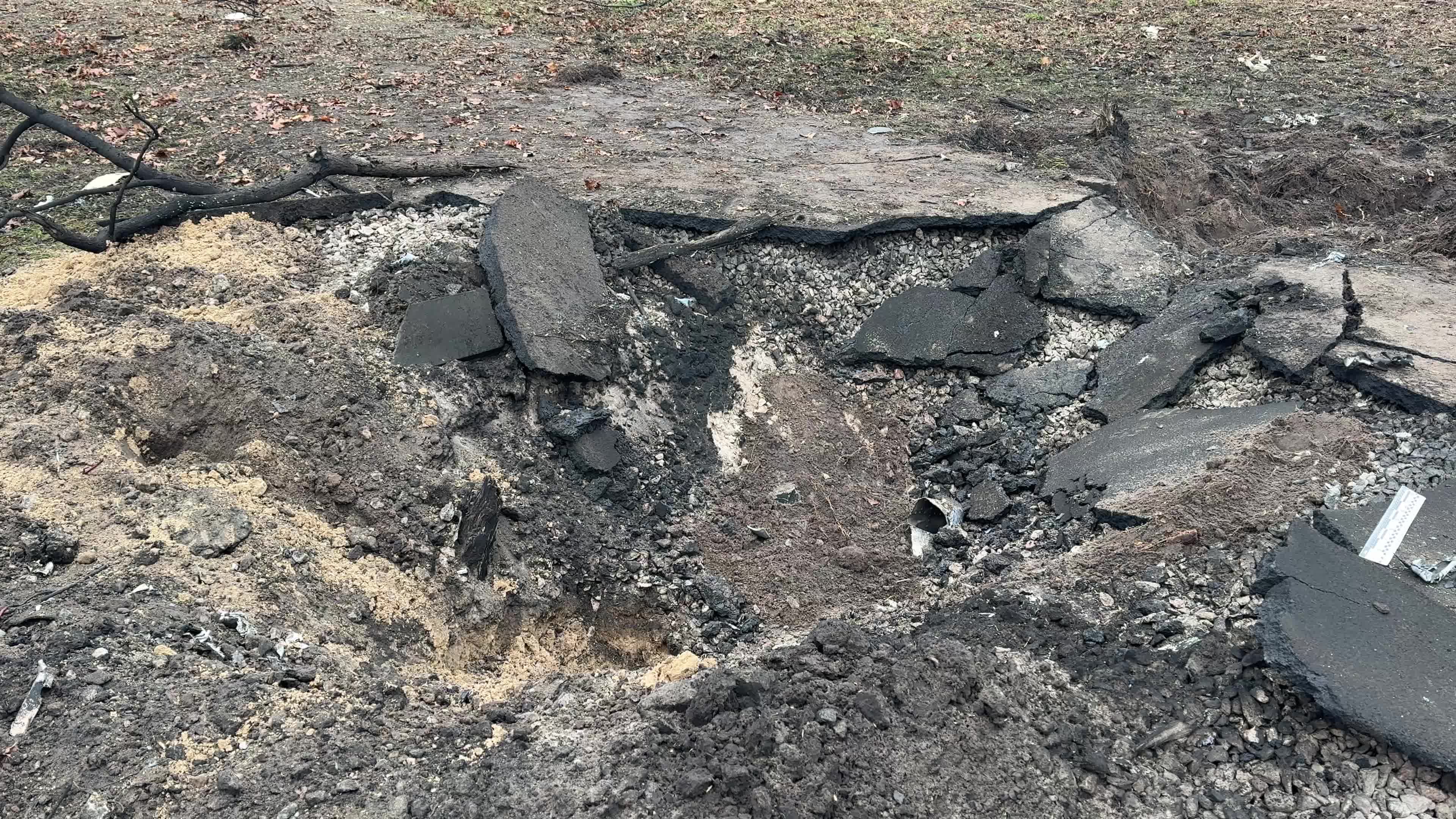 Russian massive missile and drone attack on the Kyiv