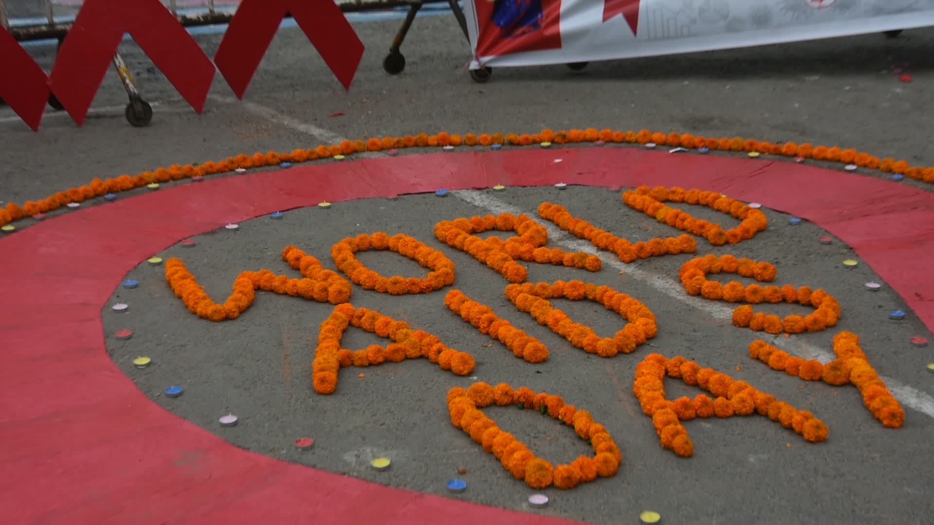 World AIDS day observation in Kolkata.