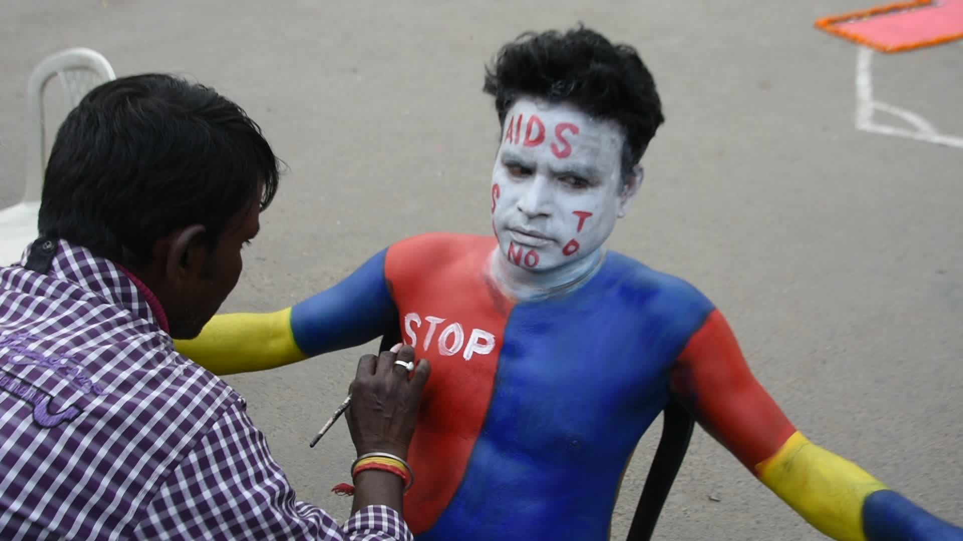 World AIDS day observation in Kolkata.