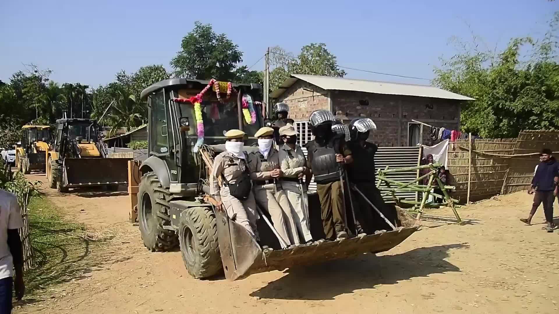  Major Eviction in Lutumari Reserve Forest in India's Assam 