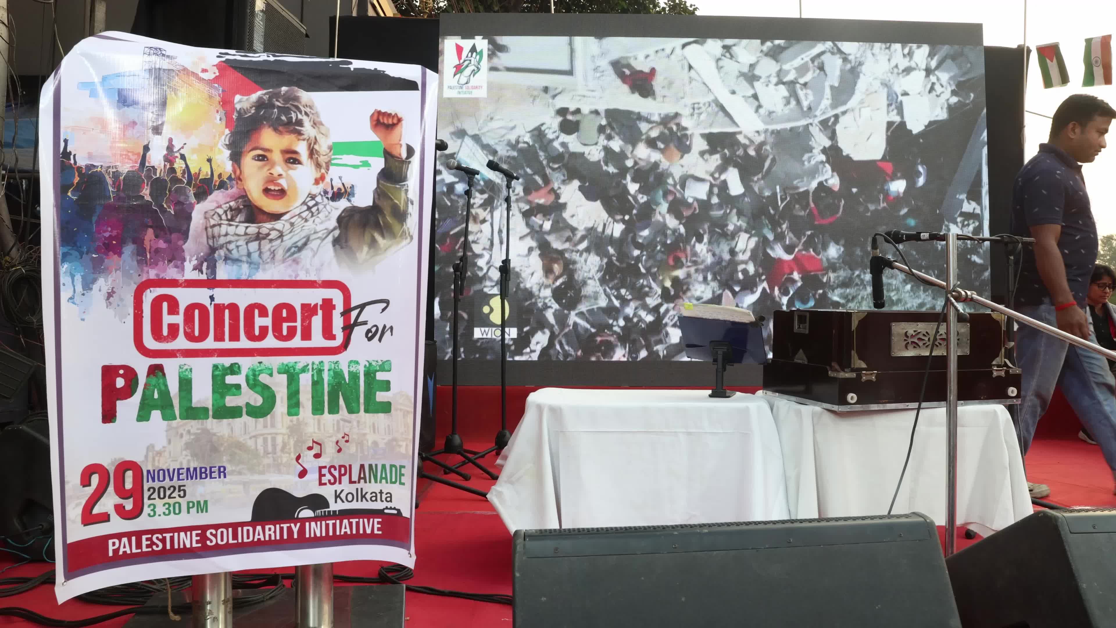 Palestine Solidarity Concert In Kolkata, India