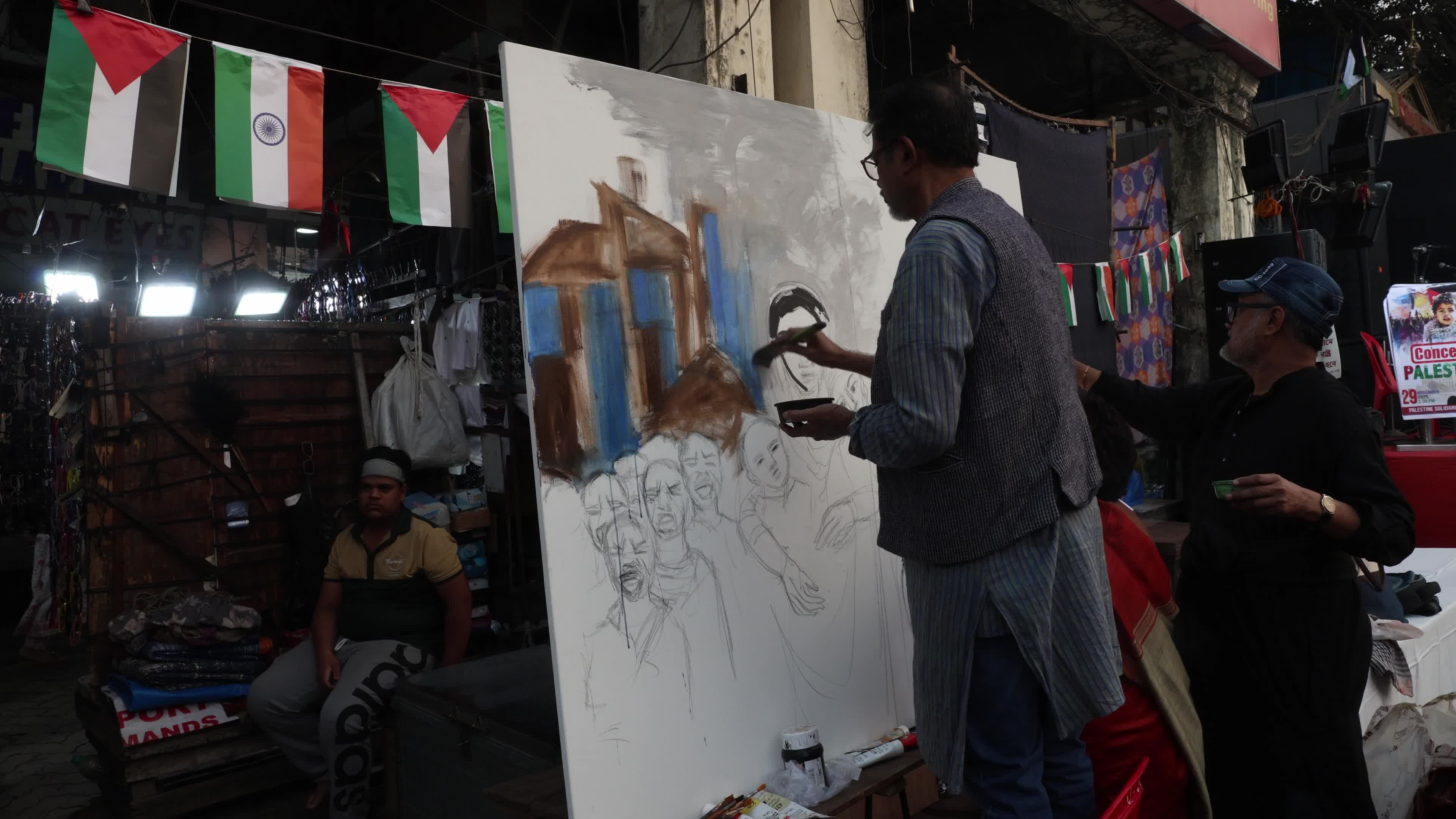 Palestine Solidarity Concert In Kolkata, India