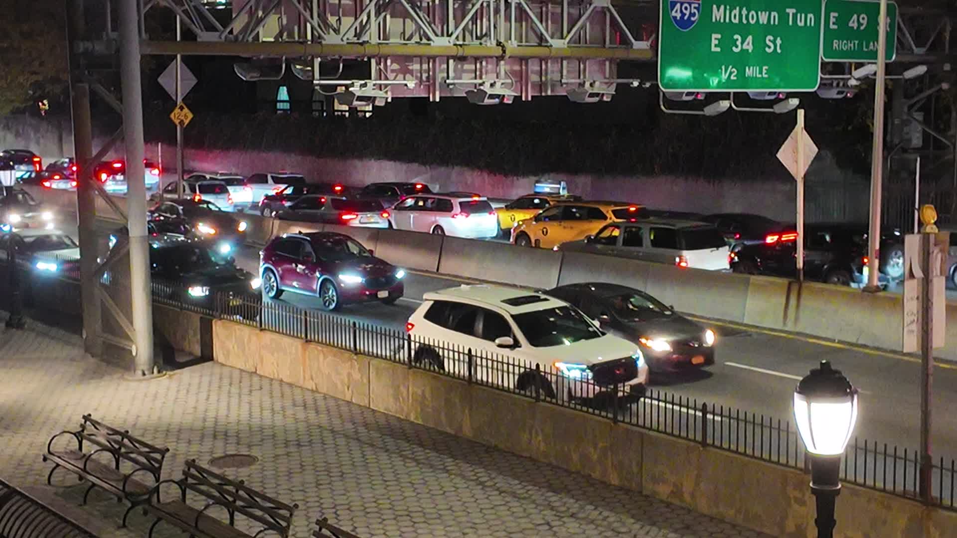 Traffic on FDR Drive