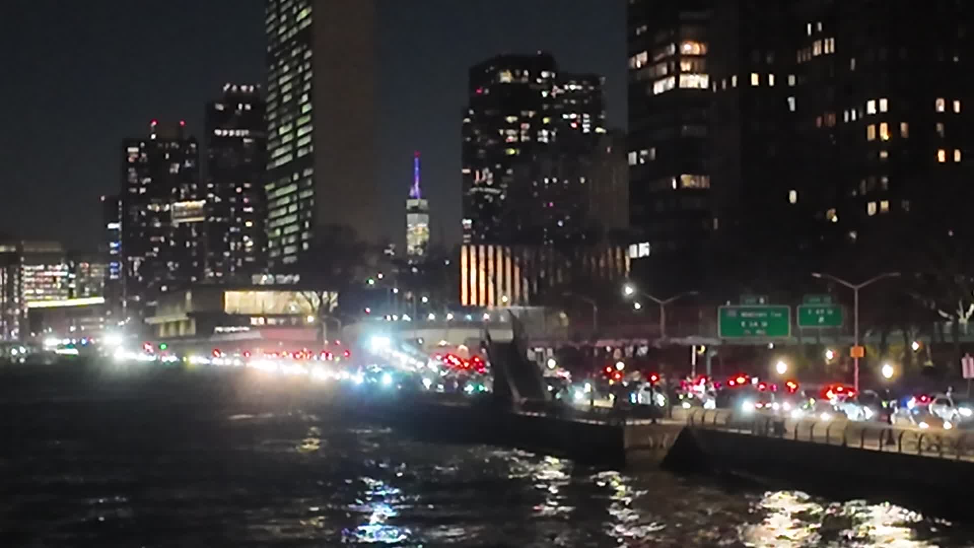 Traffic on FDR Drive