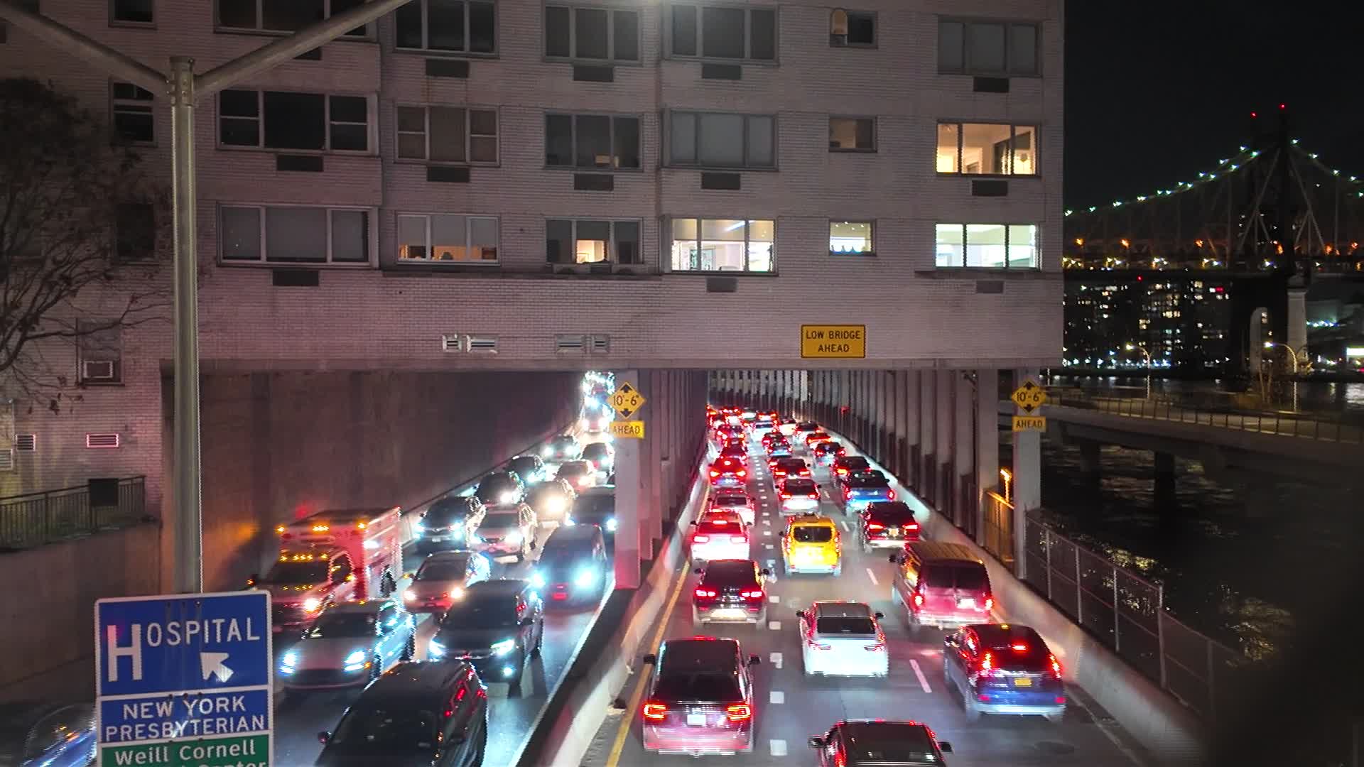 Traffic on FDR Drive - 12/03/2025