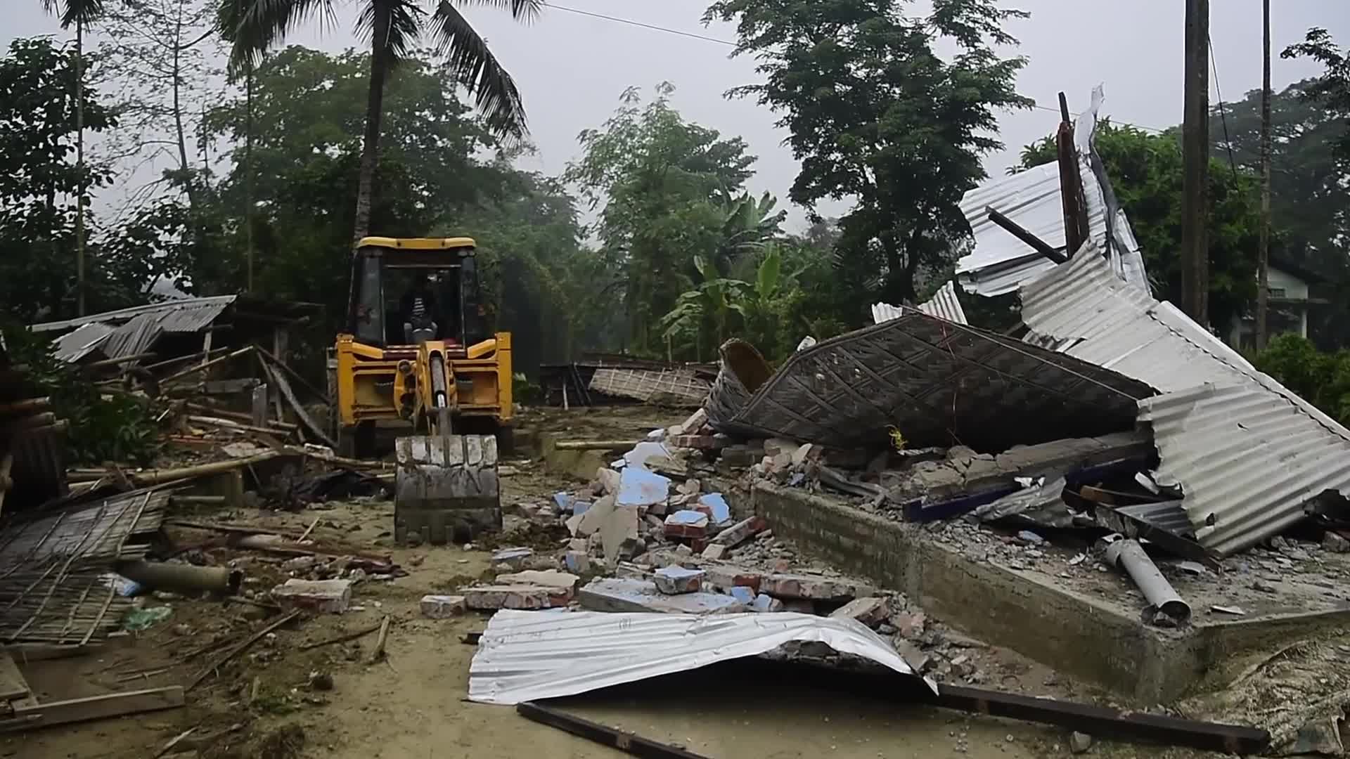 Eviction drive underway in India's Assam