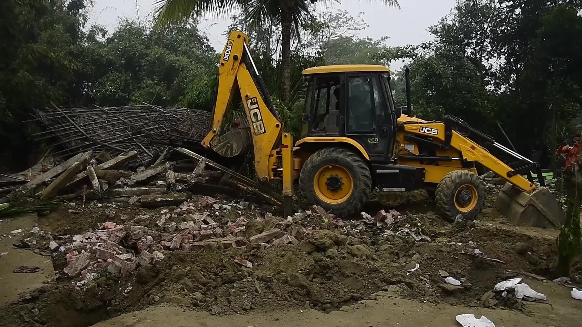 Eviction drive underway in India's Assam