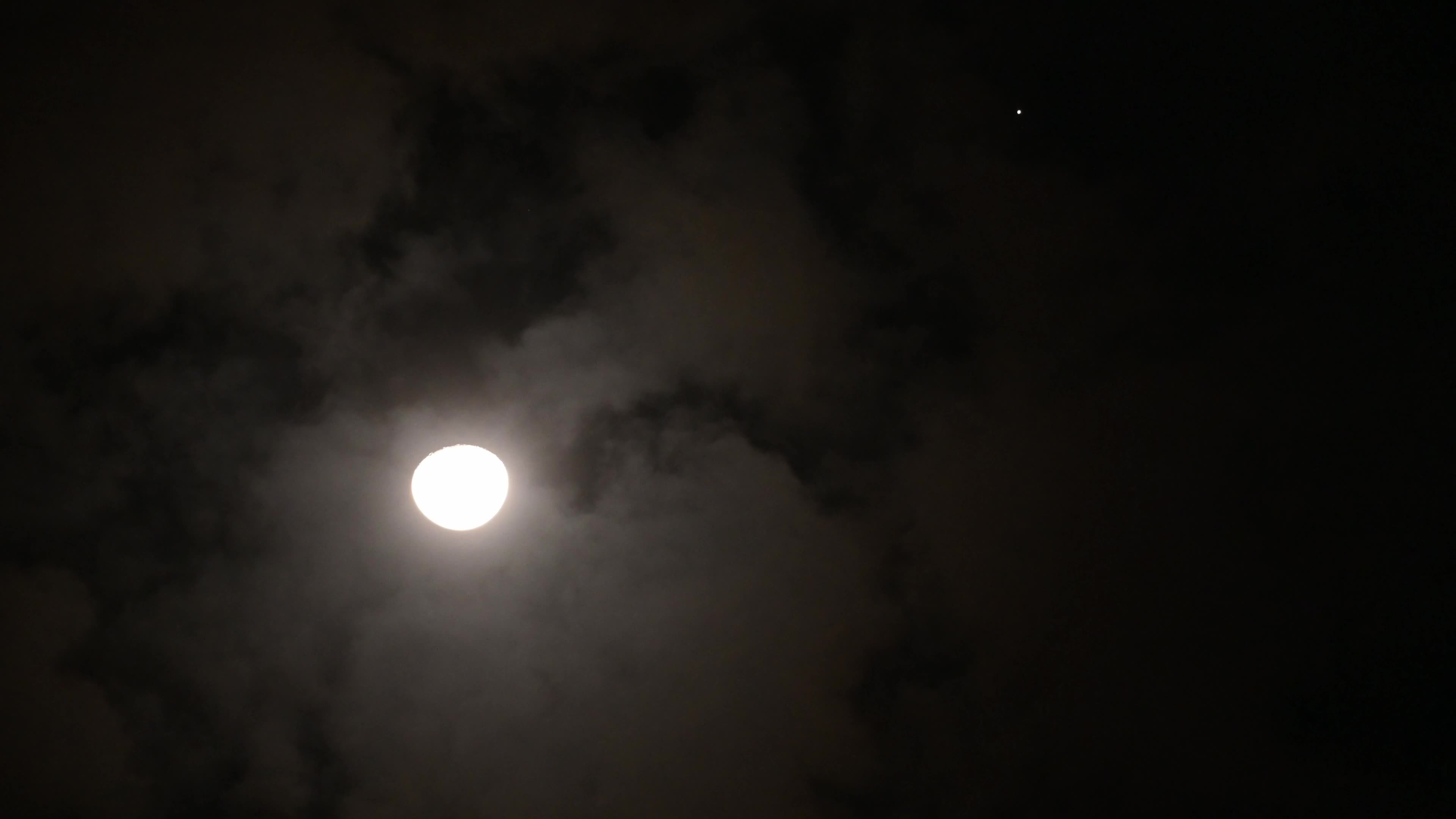 Moon meets Jupiter - Rare celestial event 