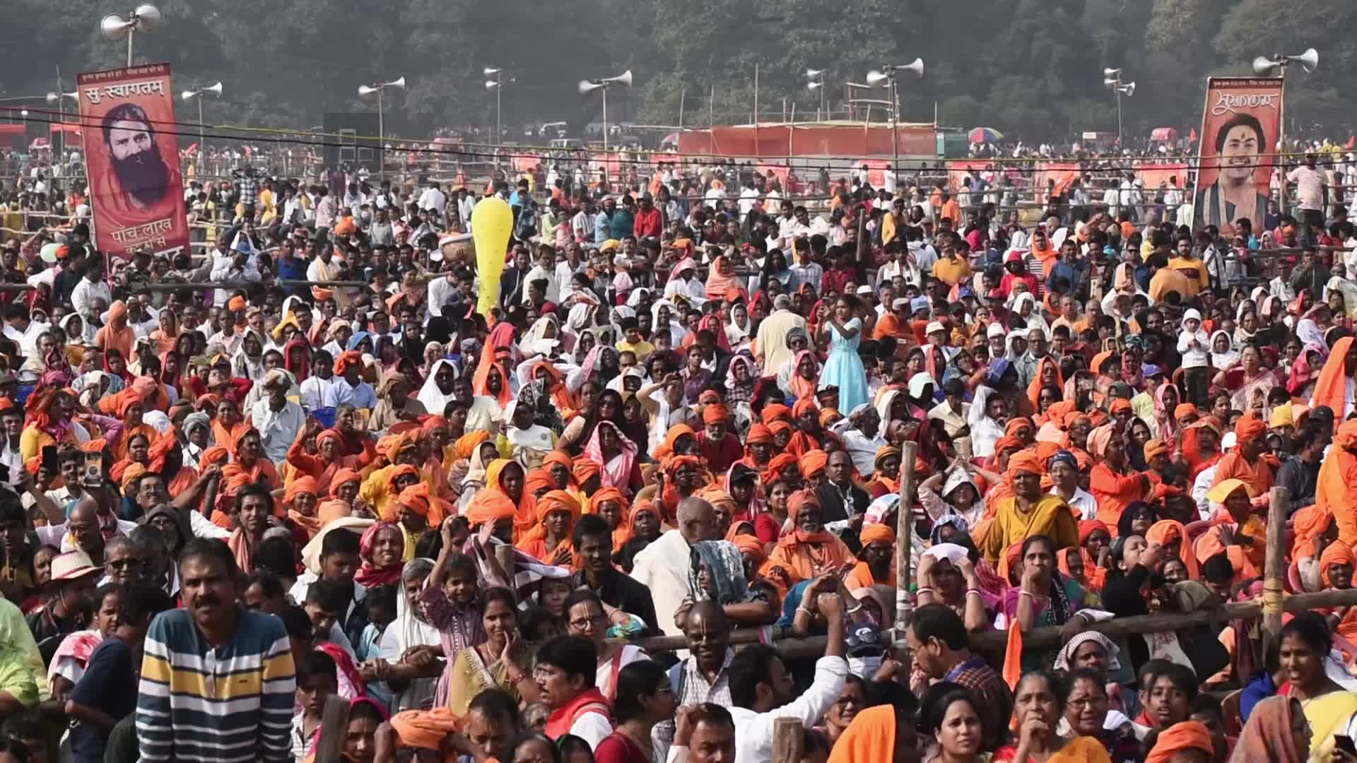 Hindu Religious rally in Kolkata, India