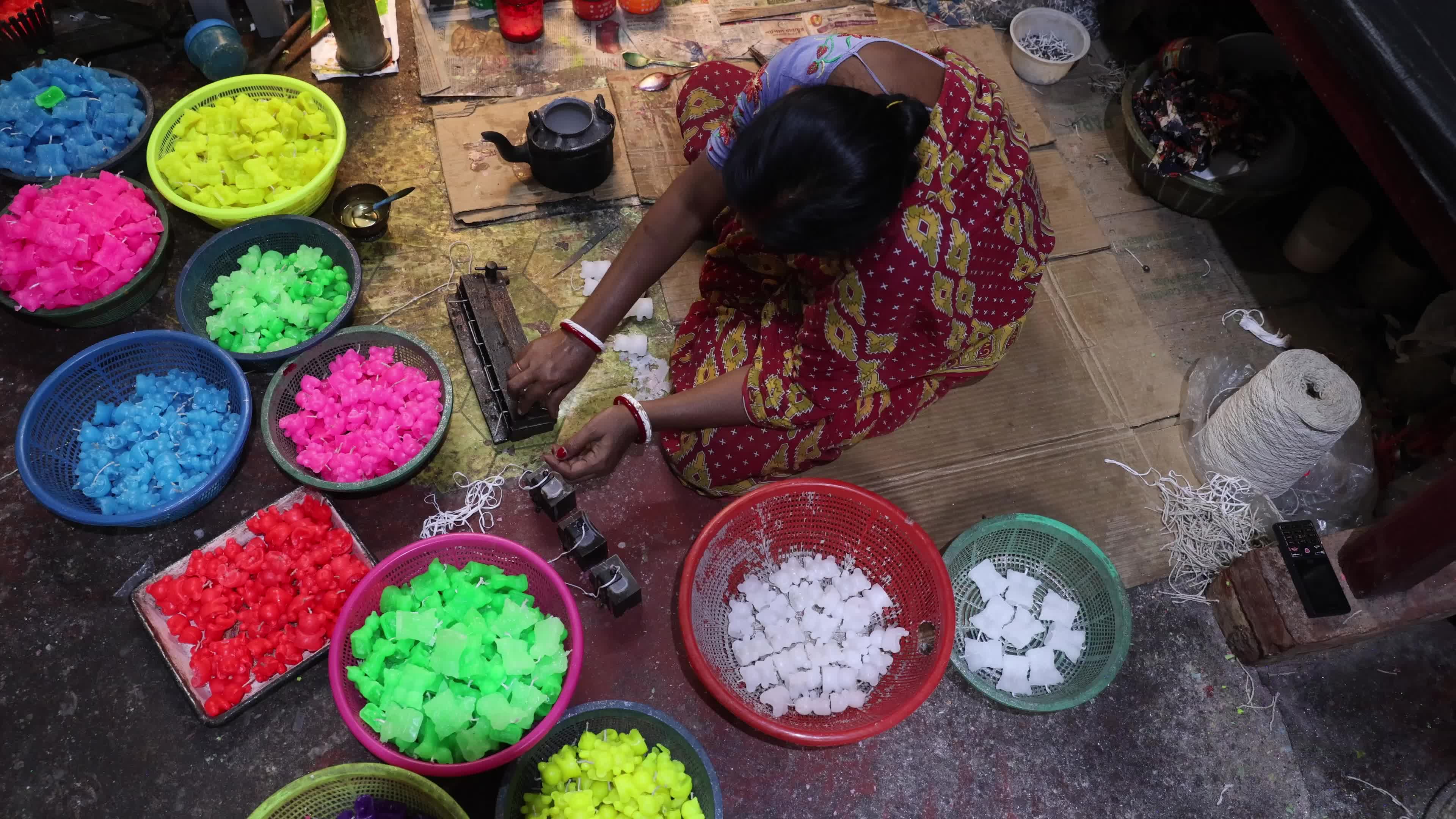 Preparation For Christmas Celebration In Kolkata, India