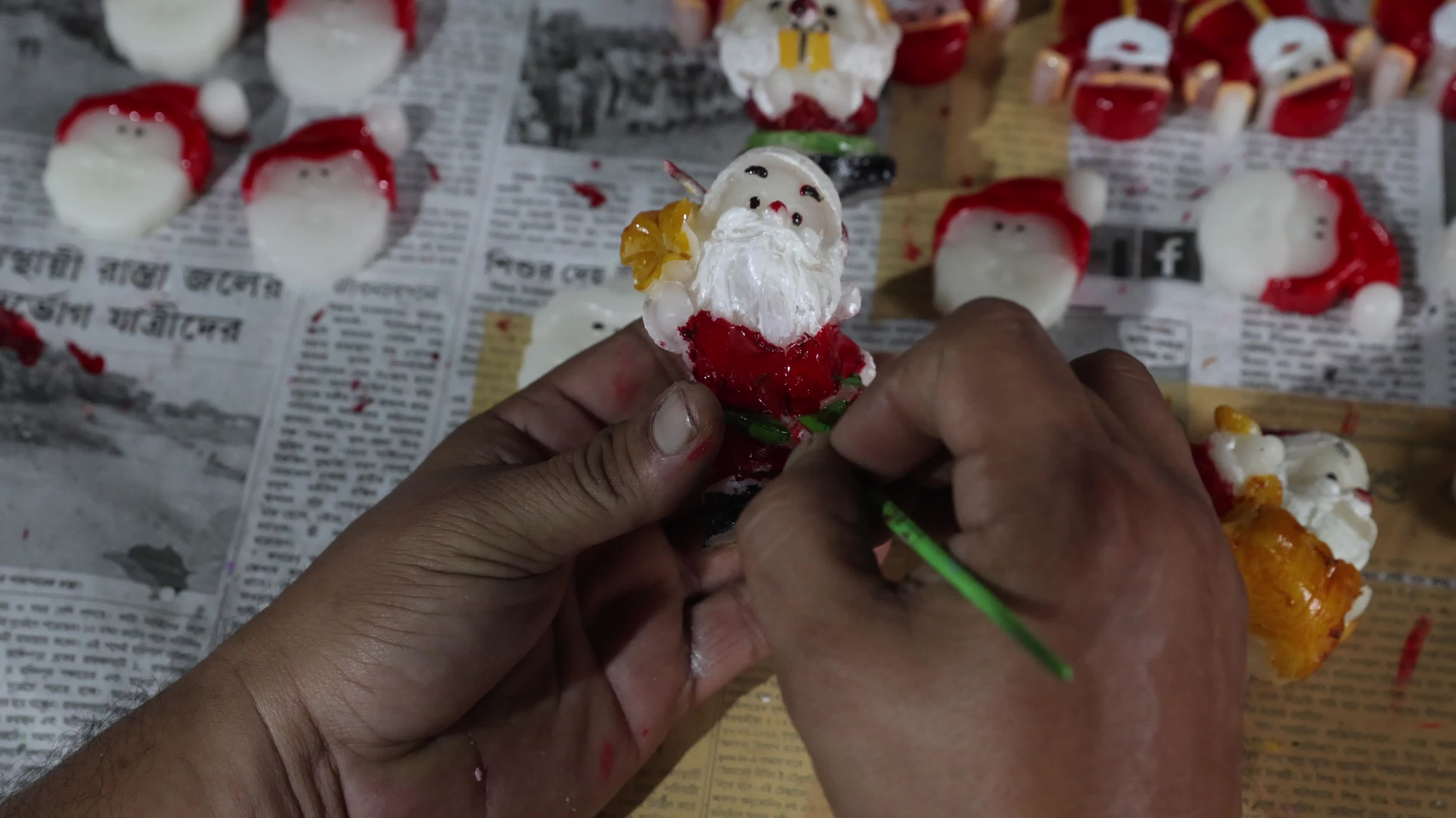 Preparation For Christmas Celebration In Kolkata, India